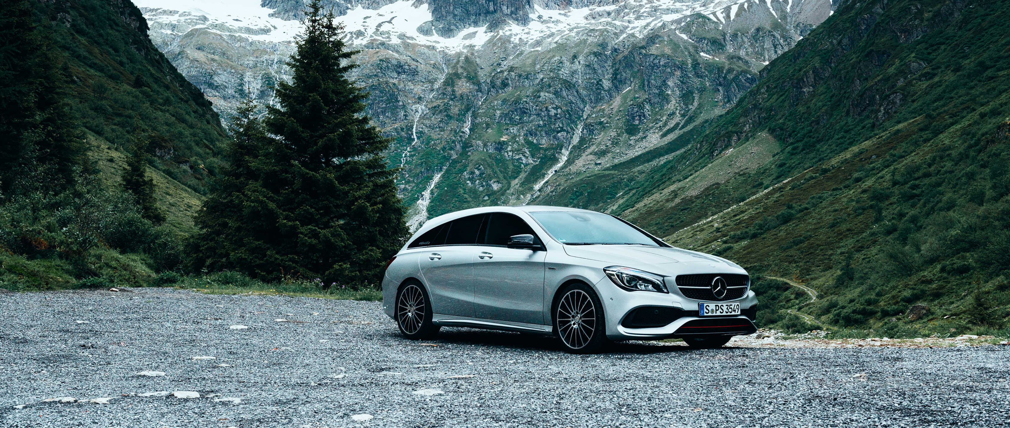 Mercedes-Benz CLA, Mbsocialcar wallpaper, CLA shooting brake, Mercedes-Benz, 3400x1440 Dual Screen Desktop