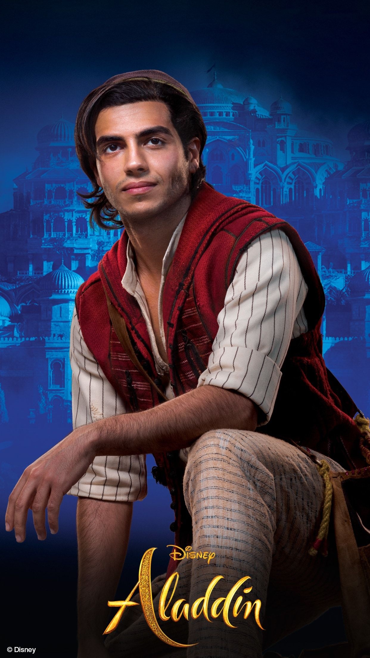 Mena Massoud, Aladdin movie, top backgrounds, 1250x2210 HD Phone