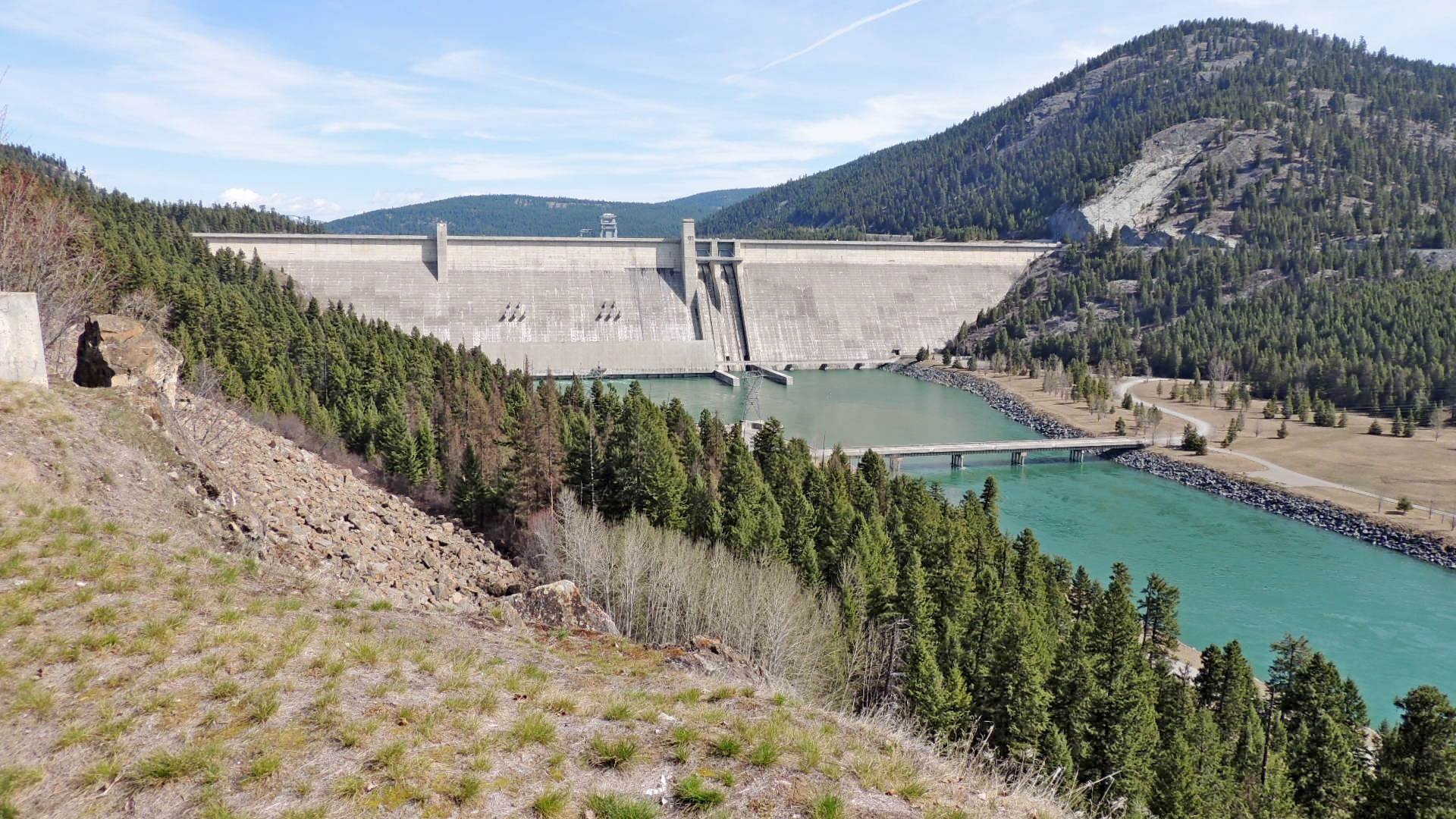 Lake Koocanusa, Libby Dam, Hydroelectric power stations, Travels, 1920x1080 Full HD Desktop