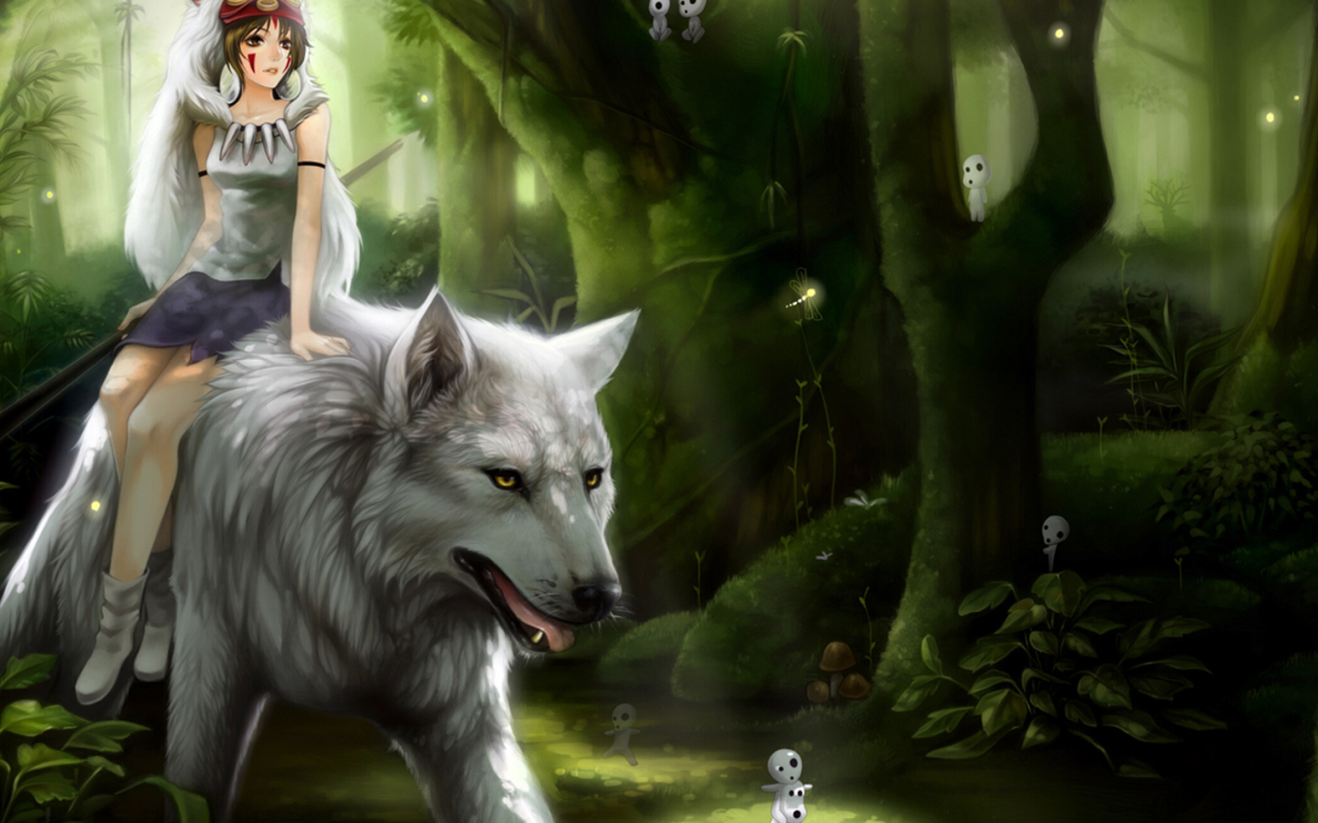 Princess Mononoke, Top free wallpapers, Beautiful backgrounds, 2560x1600 HD Desktop