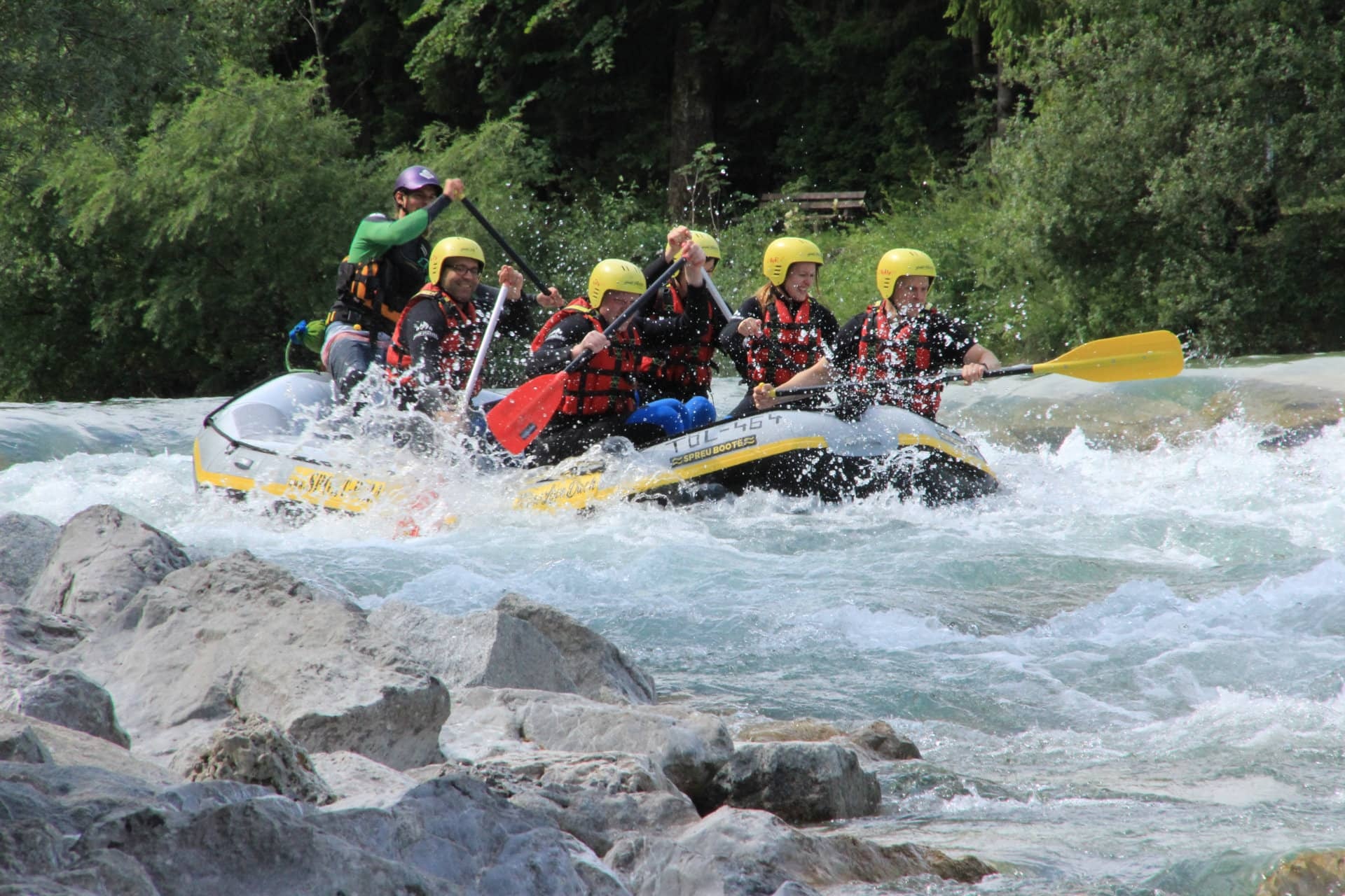 Team event, Rafting isar, Refresh your team, River, 1920x1280 HD Desktop