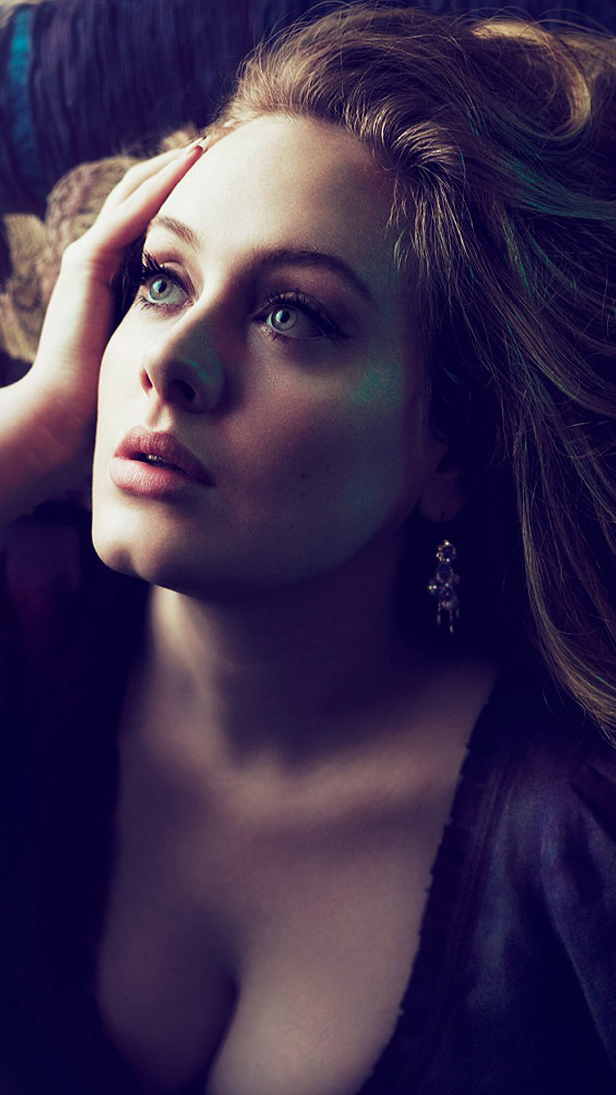 Adele, Vogue photoshoot, iPhone wallpaper, Artistic background, 1250x2210 HD Phone