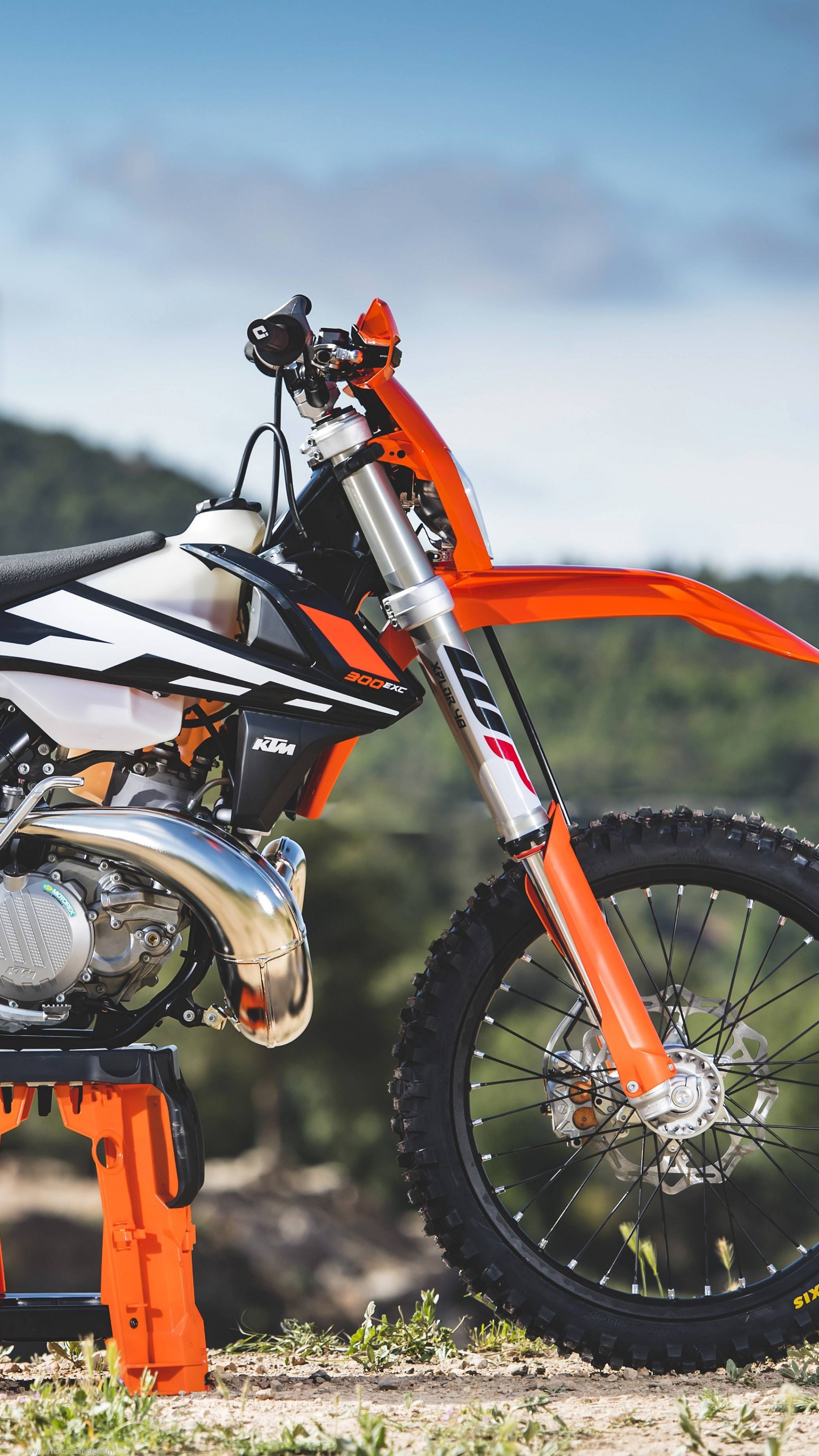 KTM 250 EXC, Bike wallpapers, Off-road power, Adventure machines, 2160x3840 4K Phone