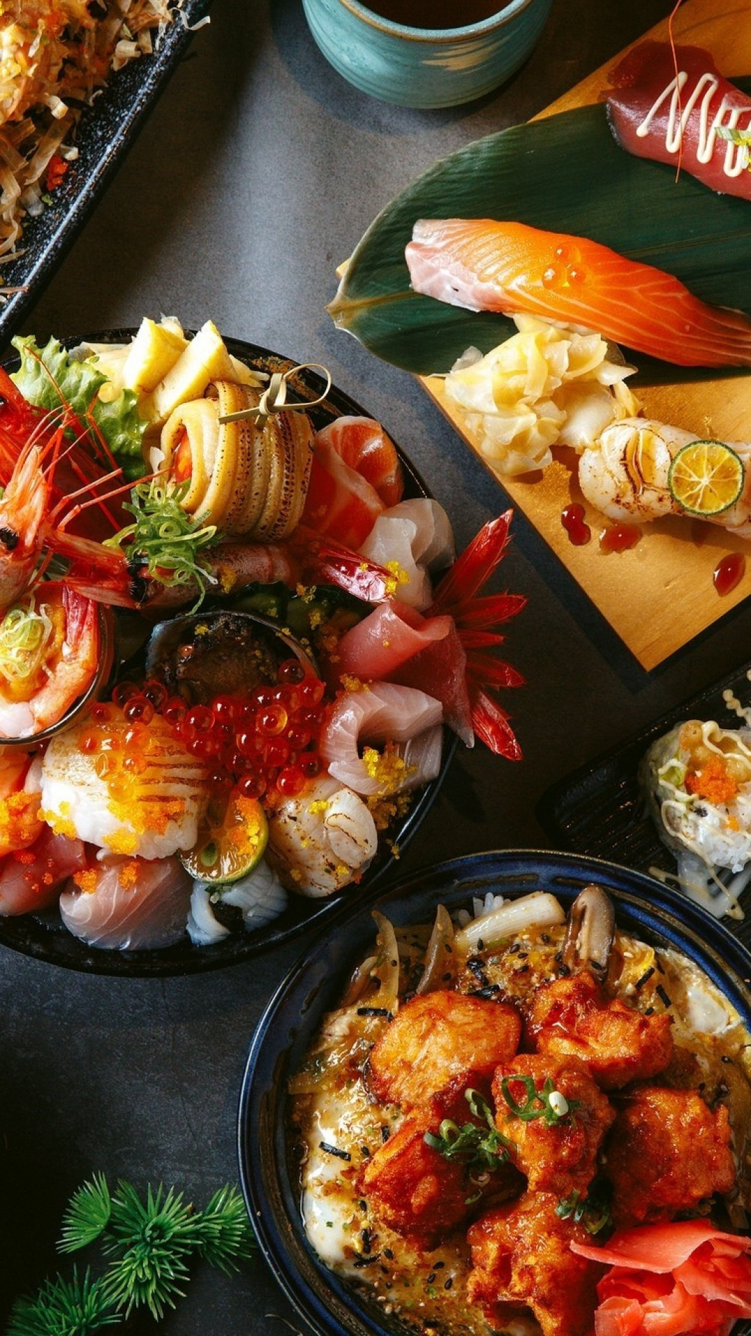 Asian cuisine seafood, Seafood delicacies, Pot fish, Sony Xperia, 1080x1920 Full HD Phone