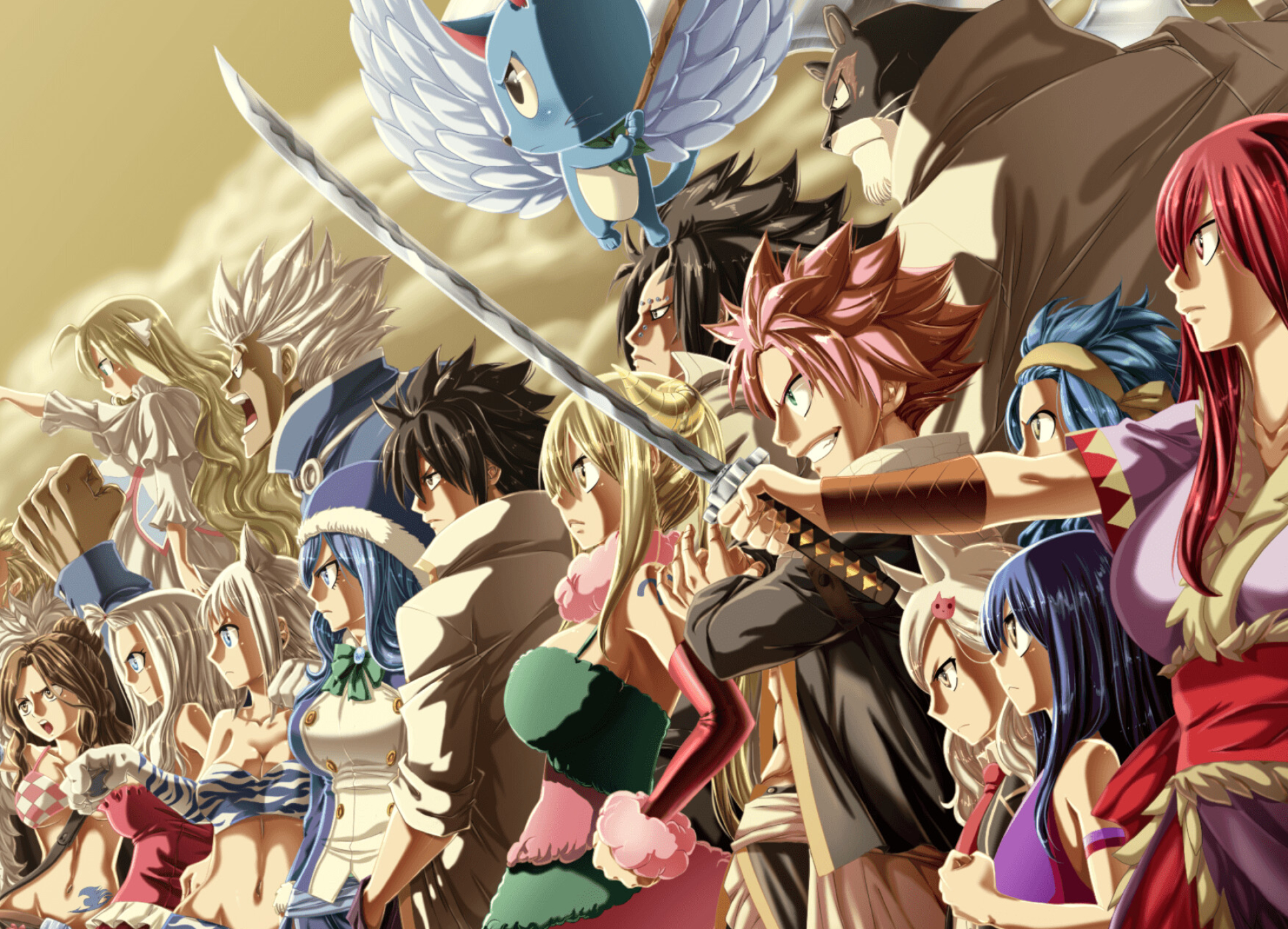 Fairy Tail characters, Anime wallpapers, Fairy Tail backgrounds, 1950x1400 HD Desktop