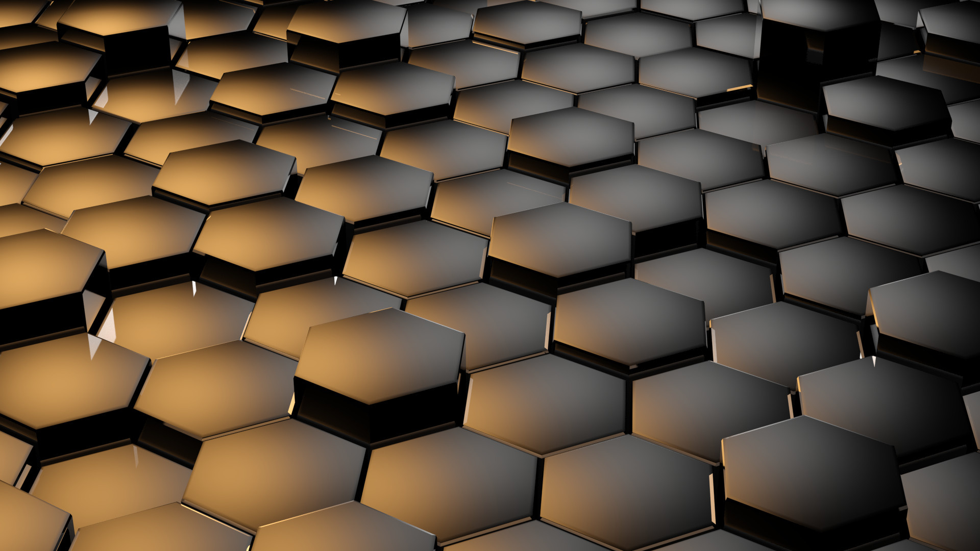 Daniel Denzer, Hexagon wallpaper, Graphic design, Unique pattern, 1920x1080 Full HD Desktop