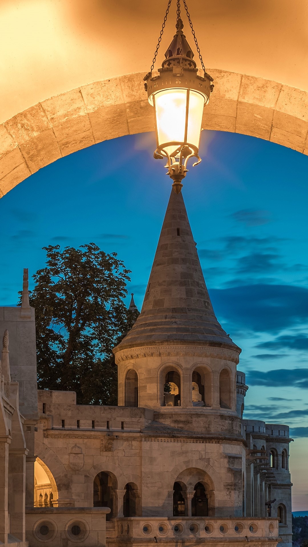 Fisherman's Bastion, Hungary Wallpaper, 1080x1920 Full HD Phone