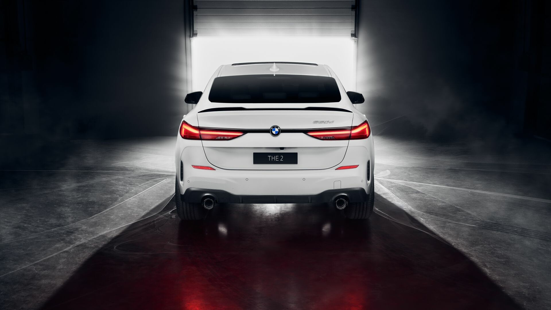BMW 2 Series Gran Coupe, Rear view, HD image, Sporty appearance, 1920x1080 Full HD Desktop