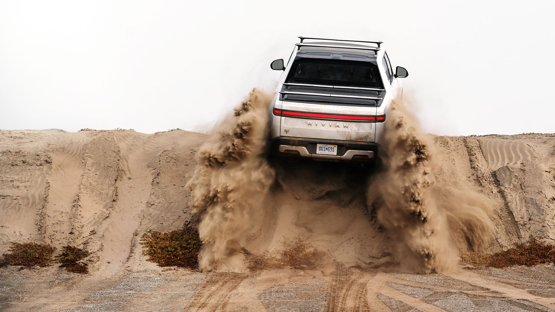 Sand Road, Rivian Automotive Wallpaper, 1920x1080 Full HD Desktop