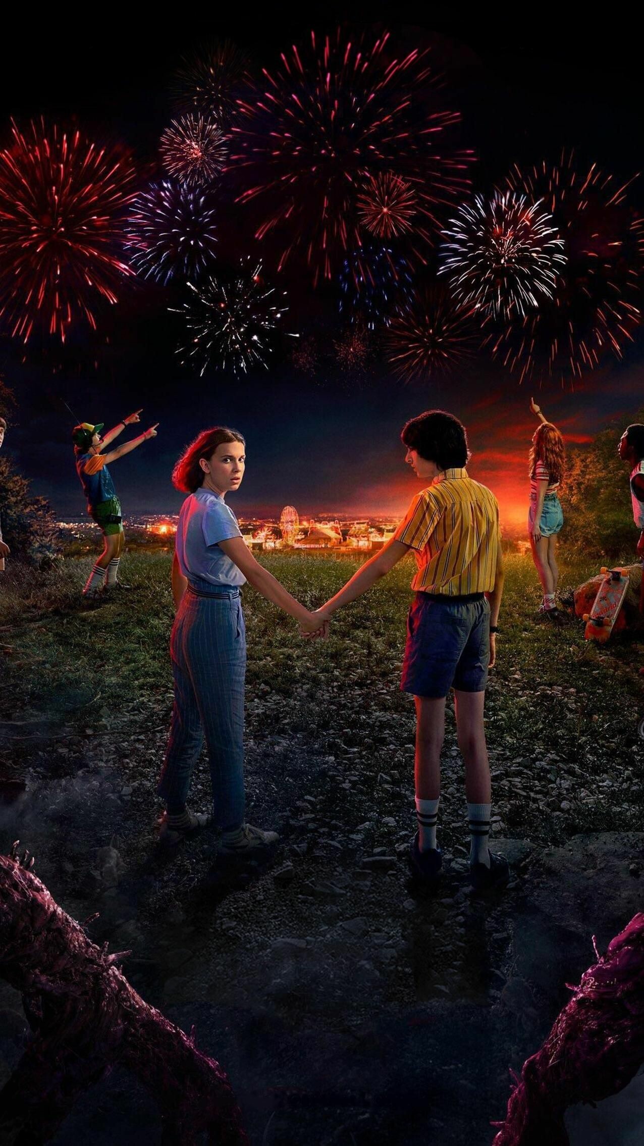 Eleven and Mike, Stranger Things Wallpaper, 1280x2270 HD Phone