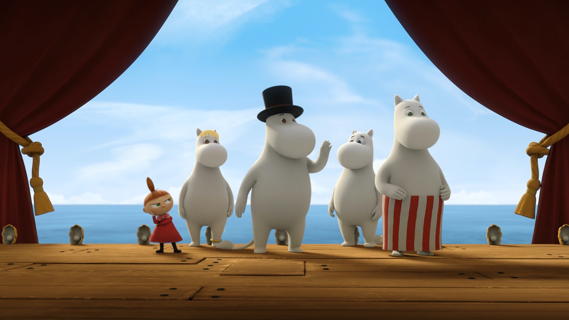 Moomin Valley series, TVNZ OnDemand, Whimsical characters, Enchanting animation, 1920x1080 Full HD Desktop