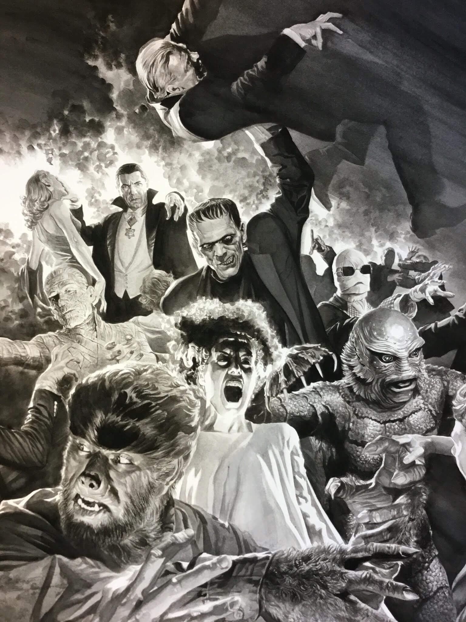 Universal Monsters, Horror art, Horror movie art, 1540x2050 HD Phone