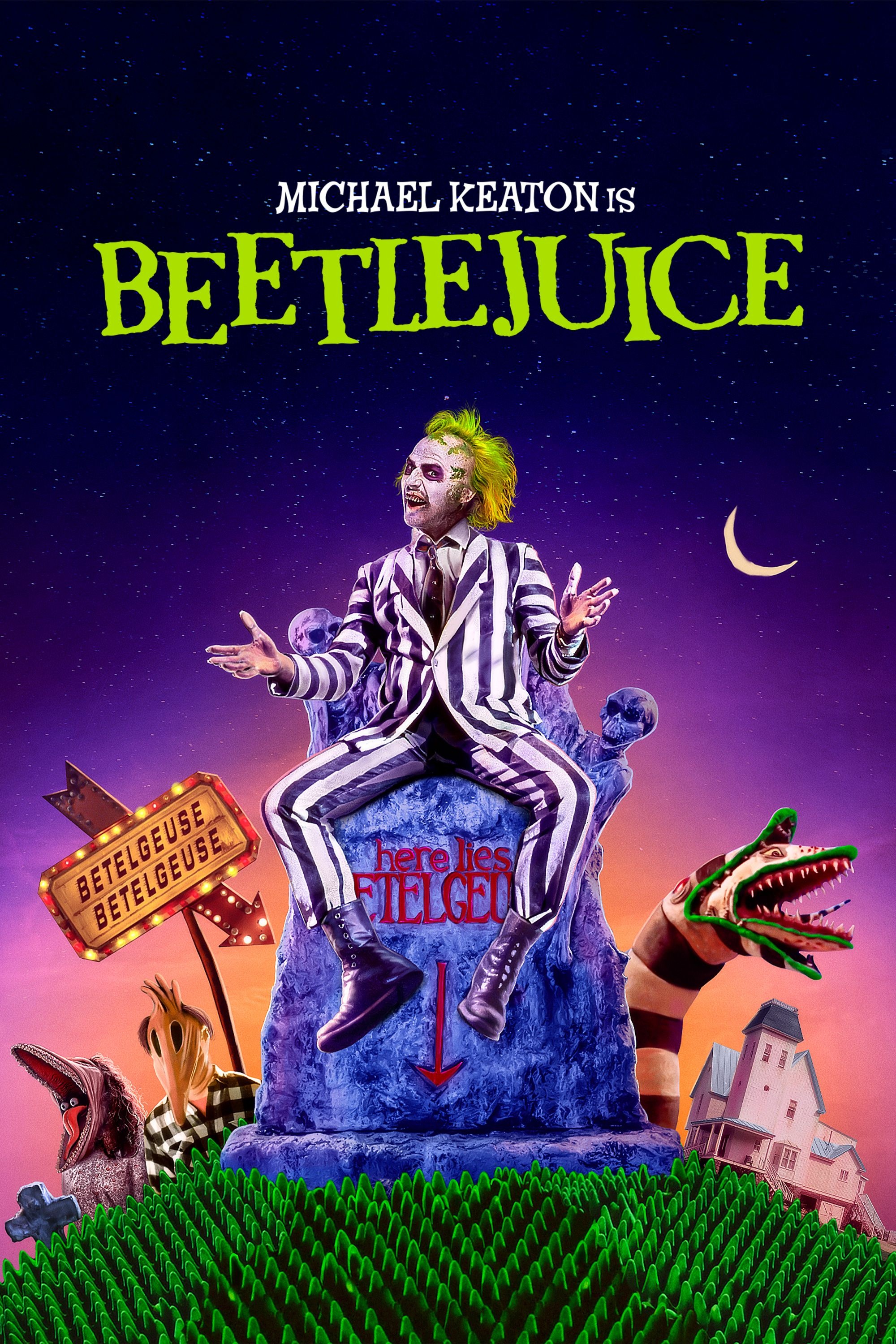 Poster, Michael Keaton (Beetlejuice) Wallpaper, 2000x3000 HD Phone