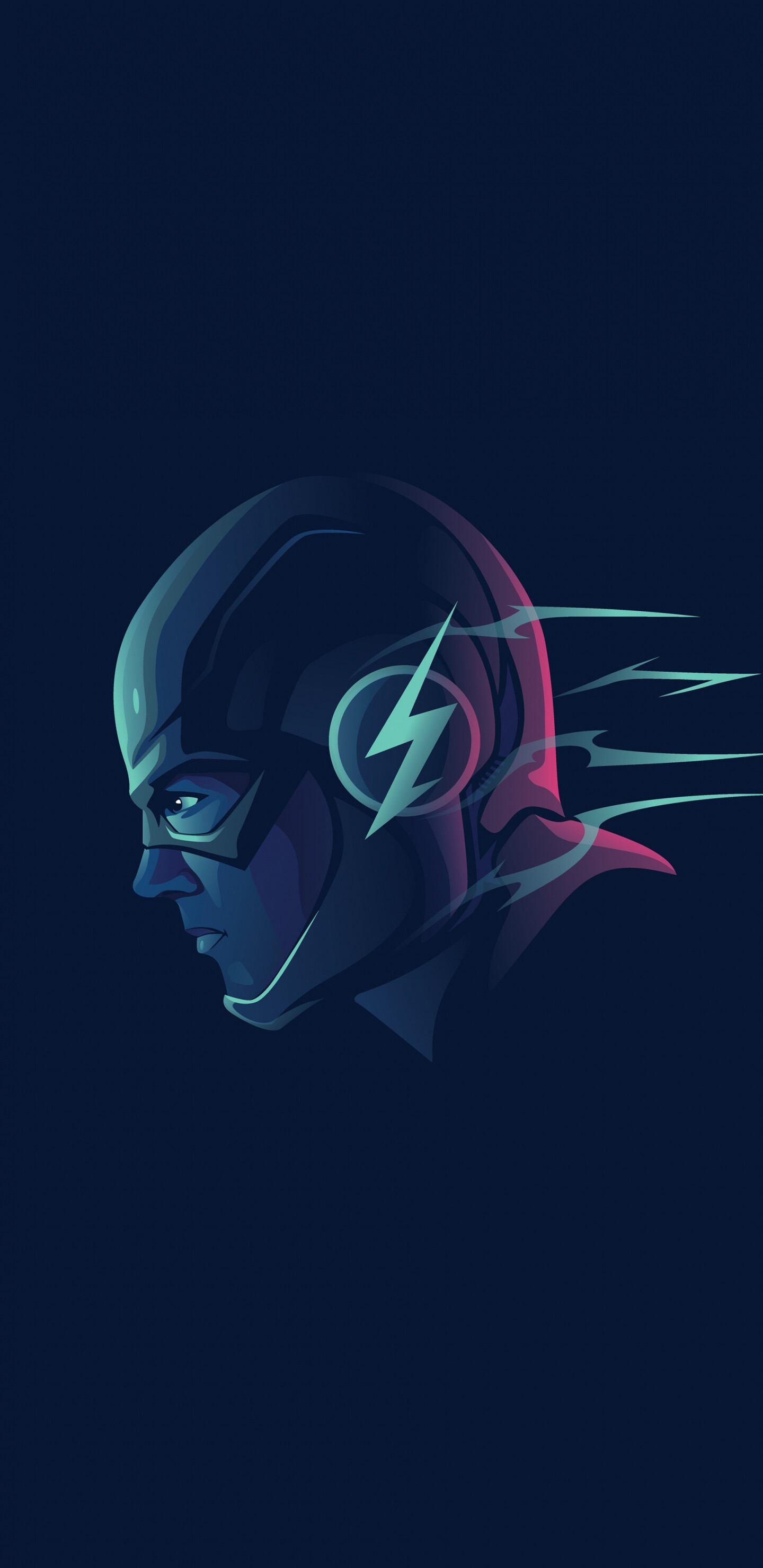Download Flash DC comics minimal art wallpaper, Samsung galaxy s8, 1440x2960 HD Phone