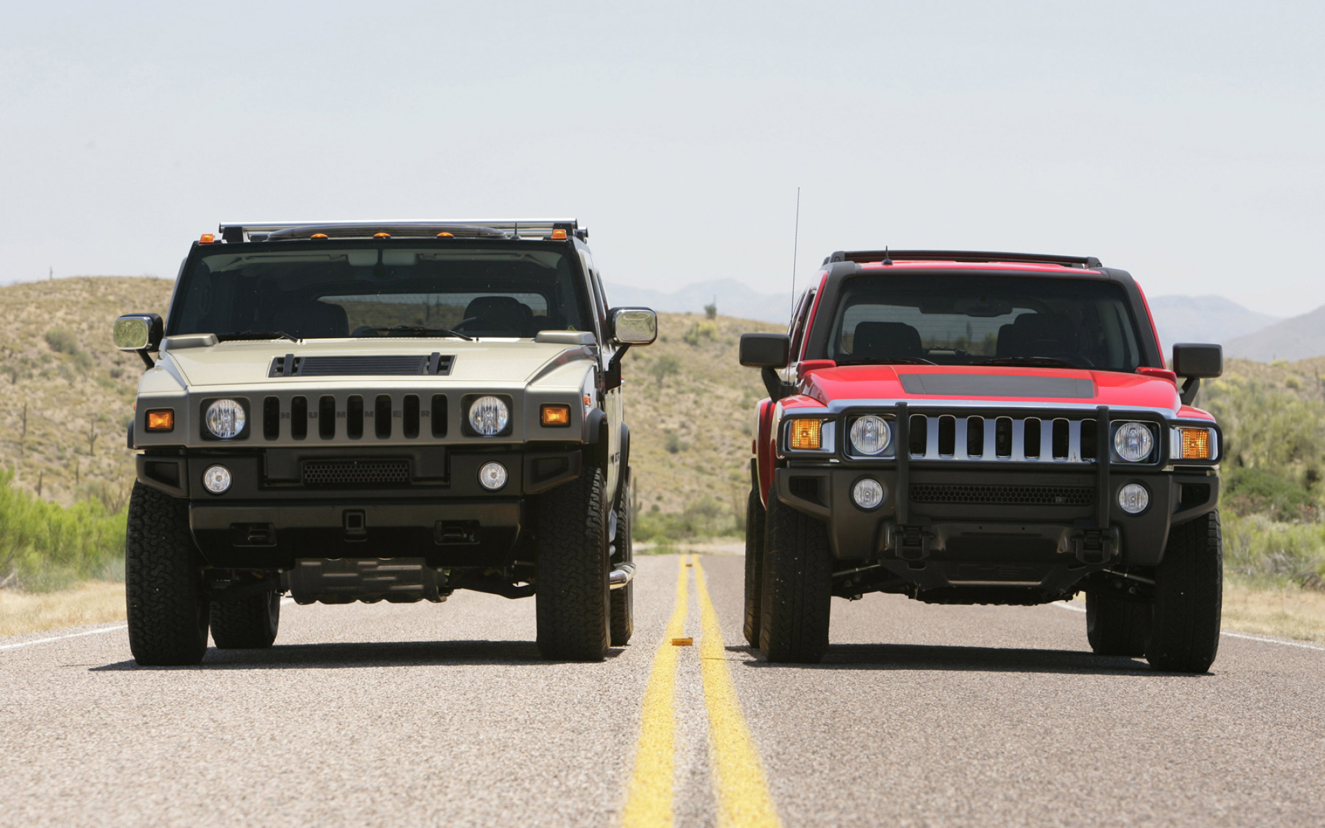 H2 vs. H3, Hummer H3 Wallpaper, 1920x1200 HD Desktop