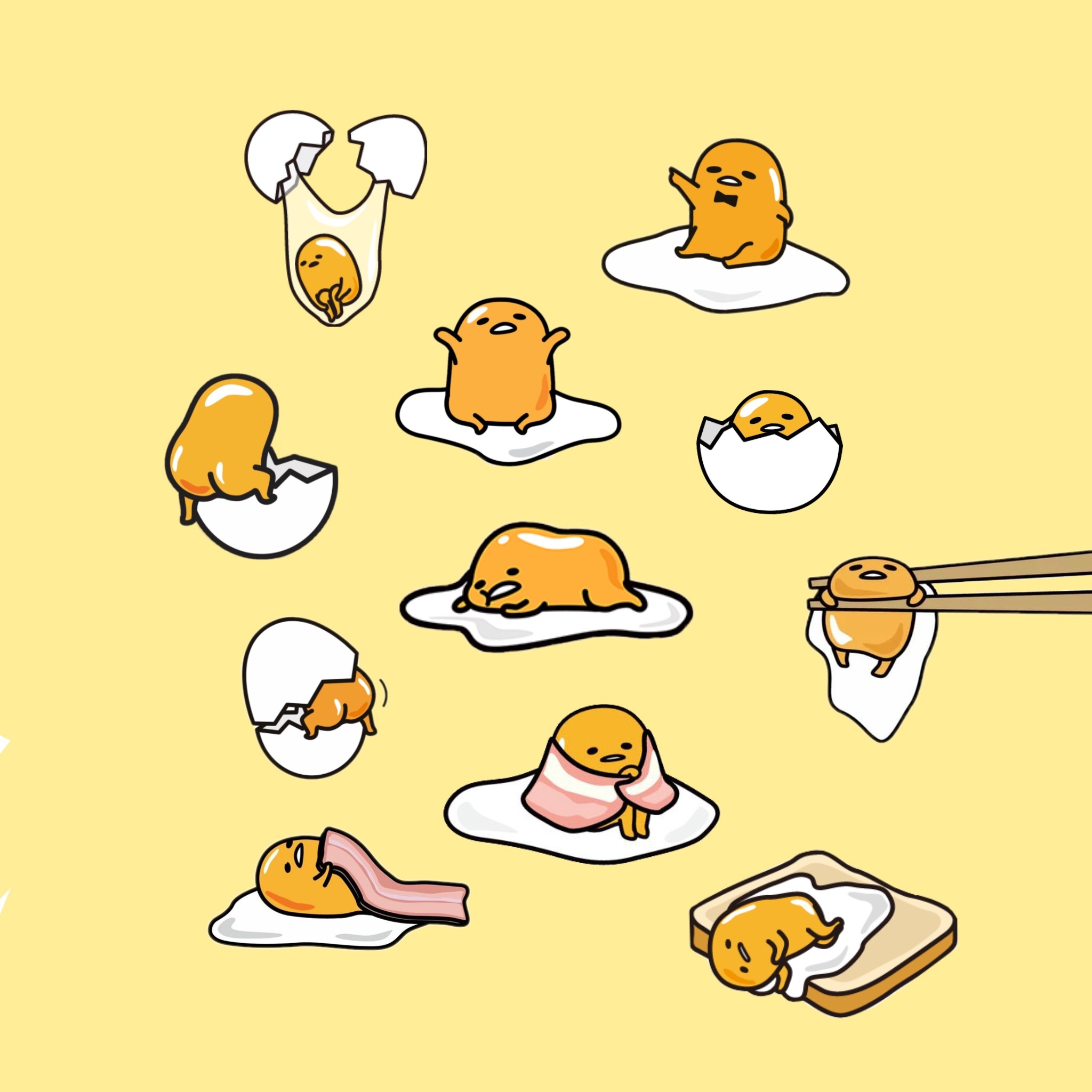 Gudetama, Chosen One, Savannahbannana0923, 2050x2050 HD Phone