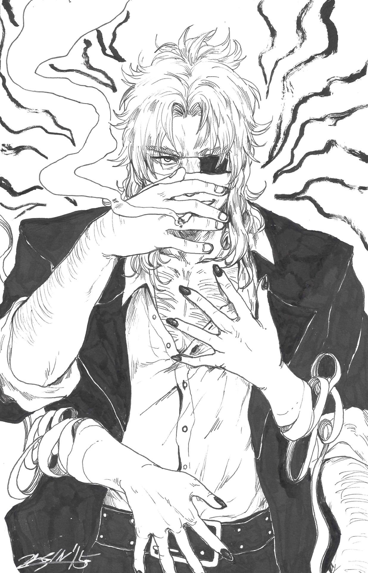 Worick Arcangelo, Gangsta, Seinen drama, Anime, 1240x1920 HD Phone