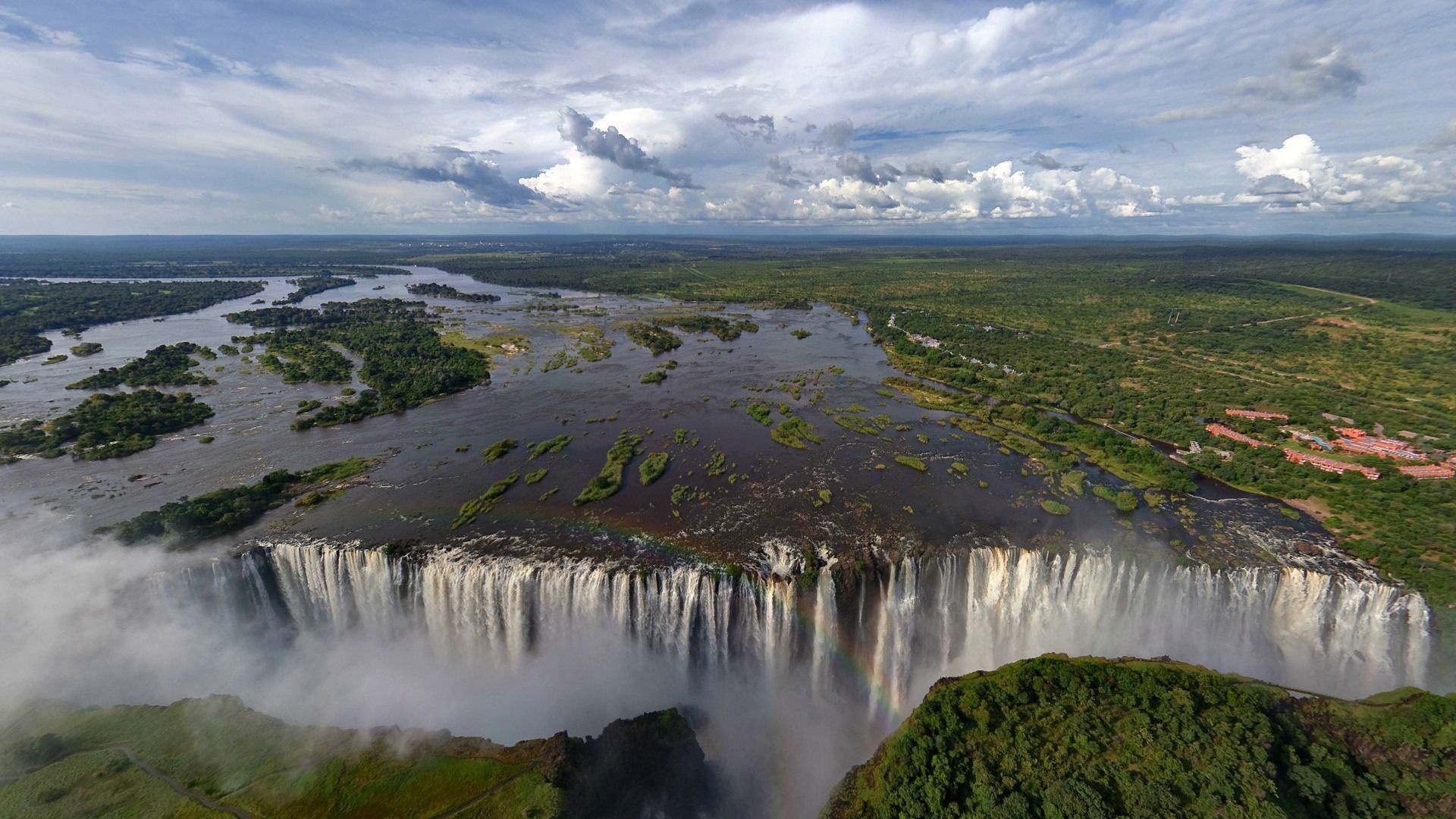 The Zambezi, Zambezi River, Zambia, Mozambique, 1920x1080 Full HD Desktop