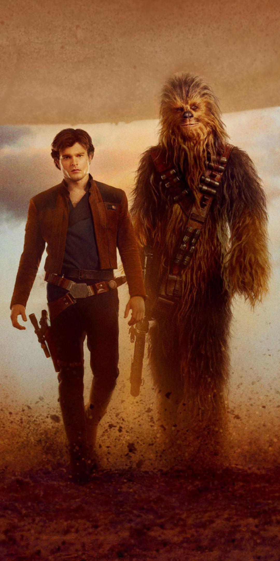 Han Solo, Chewbacca Wallpaper, 1080x2160 HD Phone