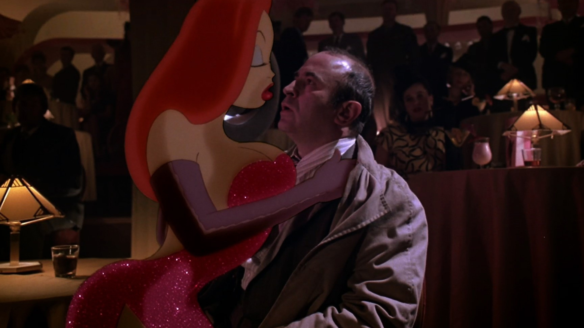 Eddie Valiant, Jessica Rabbit Wallpaper, 1920x1080 Full HD Desktop