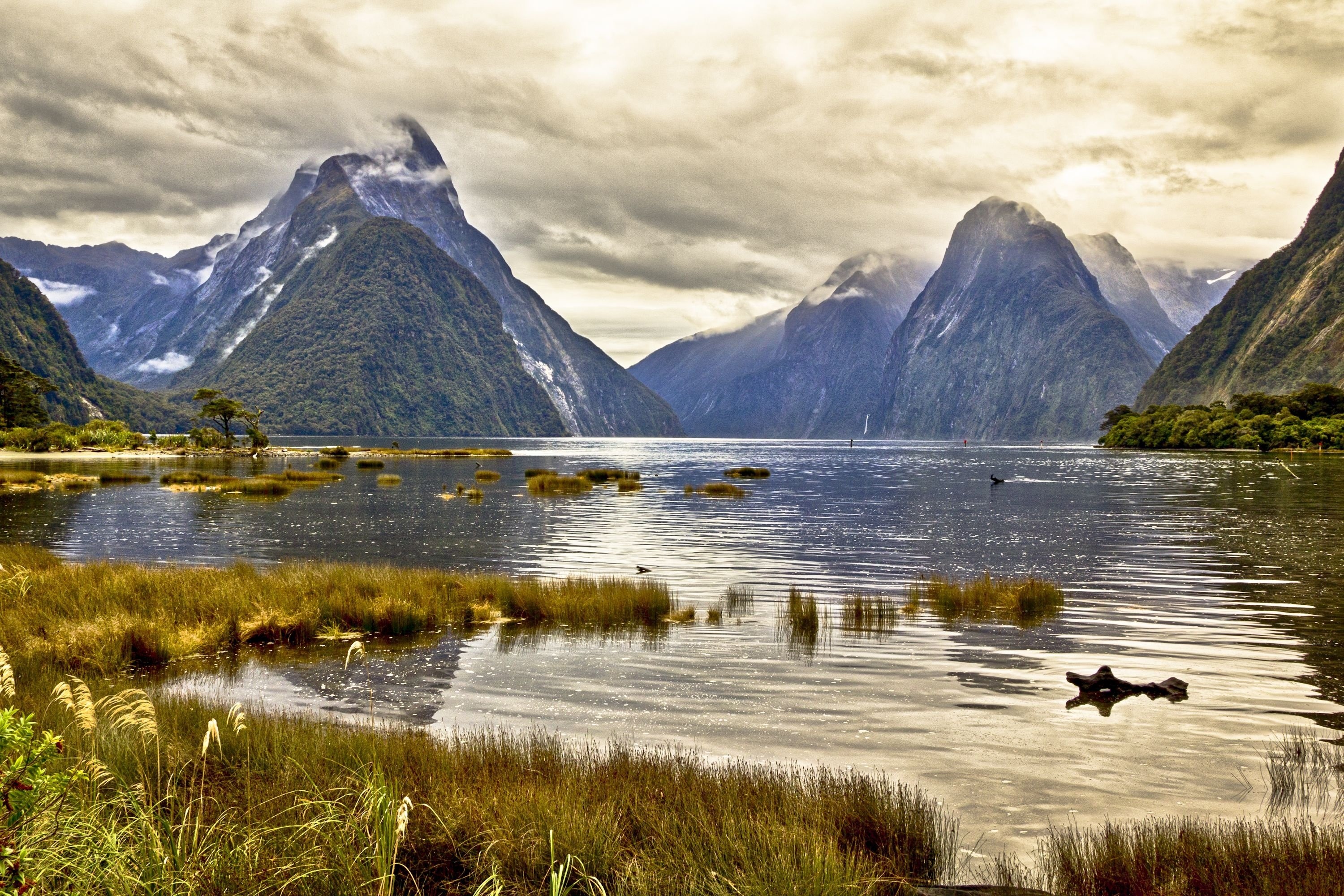 Pond, Mountain, Landscape, Backgrounds, 3000x2000 HD Desktop