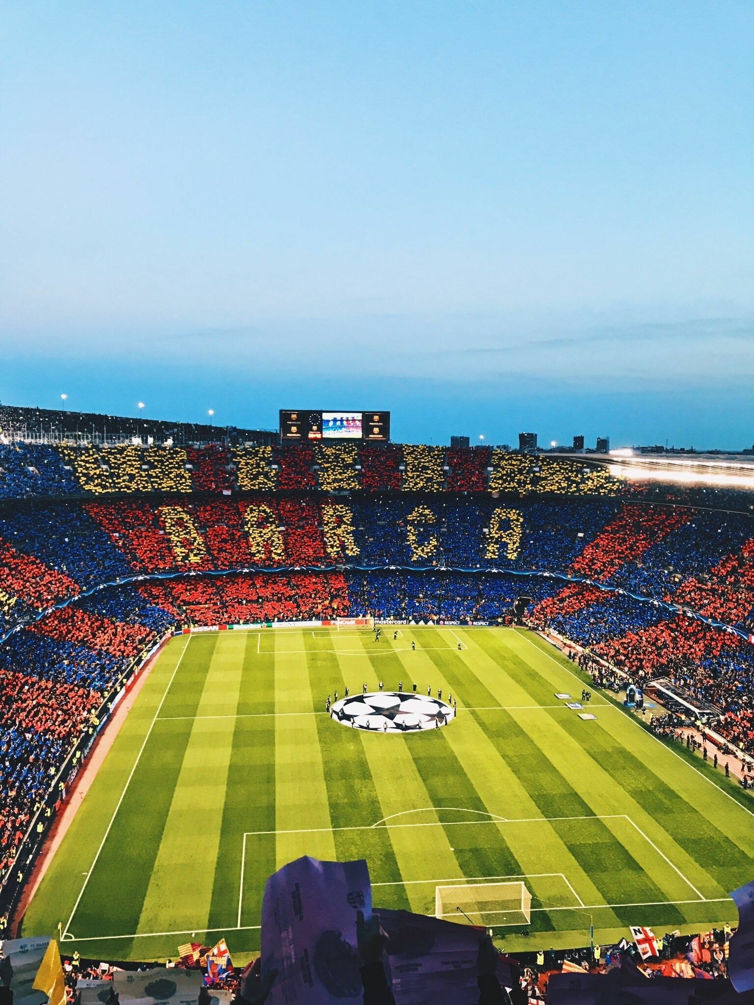 FC Barcelona, Stadium wallpapers, Camp Nou, Iconic venue, 1540x2050 HD Phone