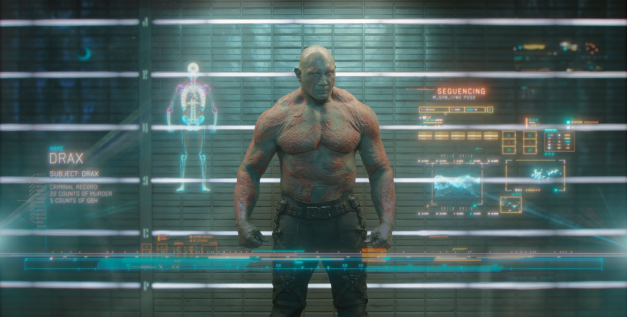 Dave Bautista, Drax the Destroyer, Wallpaper, Resolution, 2150x1090 HD Desktop