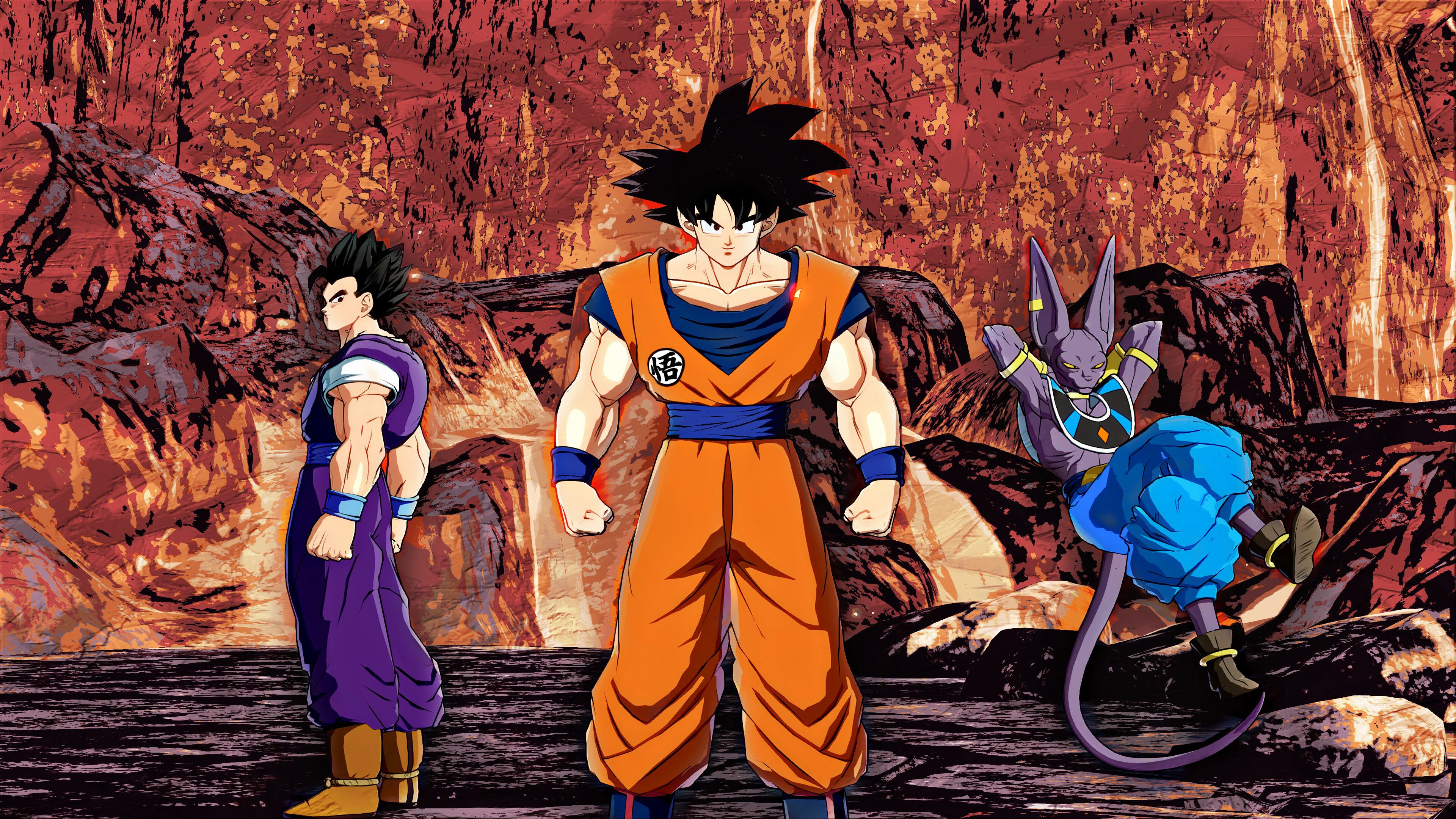 Gohan, Anime protagonist, Dragon Ball Z, Majin Boo, 3840x2160 4K Desktop