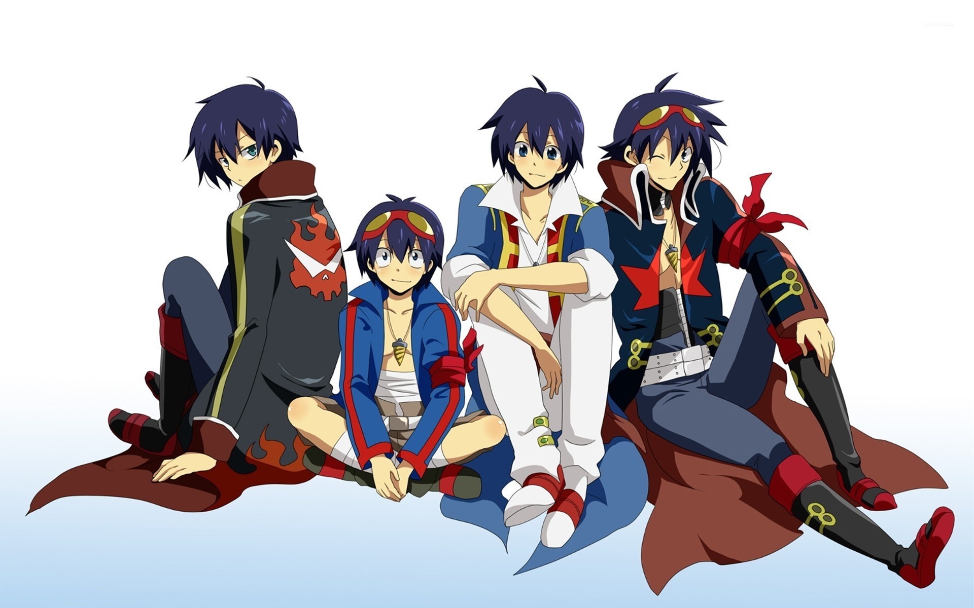 Simon from Gurren Lagann, Anime wallpaper, Kamina's glasses, Anime enthusiasts, 1920x1200 HD Desktop