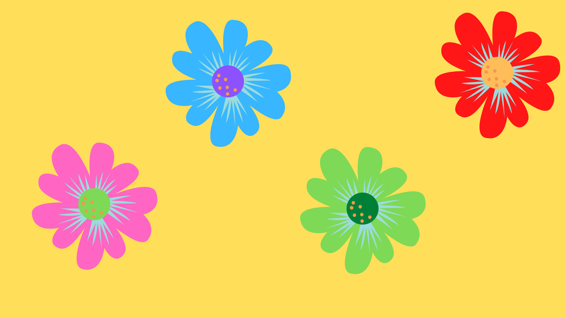Flowers, Indie Art Wallpaper, 1920x1080 Full HD Desktop