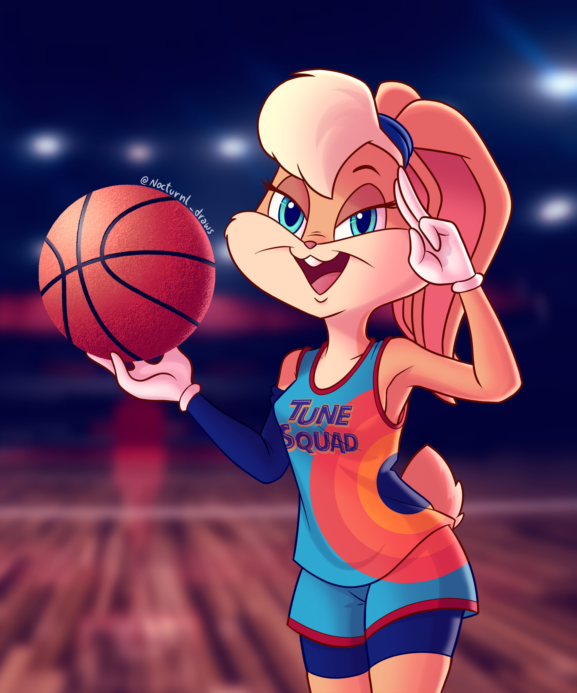 Lola Bunny, Artstation portfolio, Space Jam character, Animation, 1920x2310 HD Phone