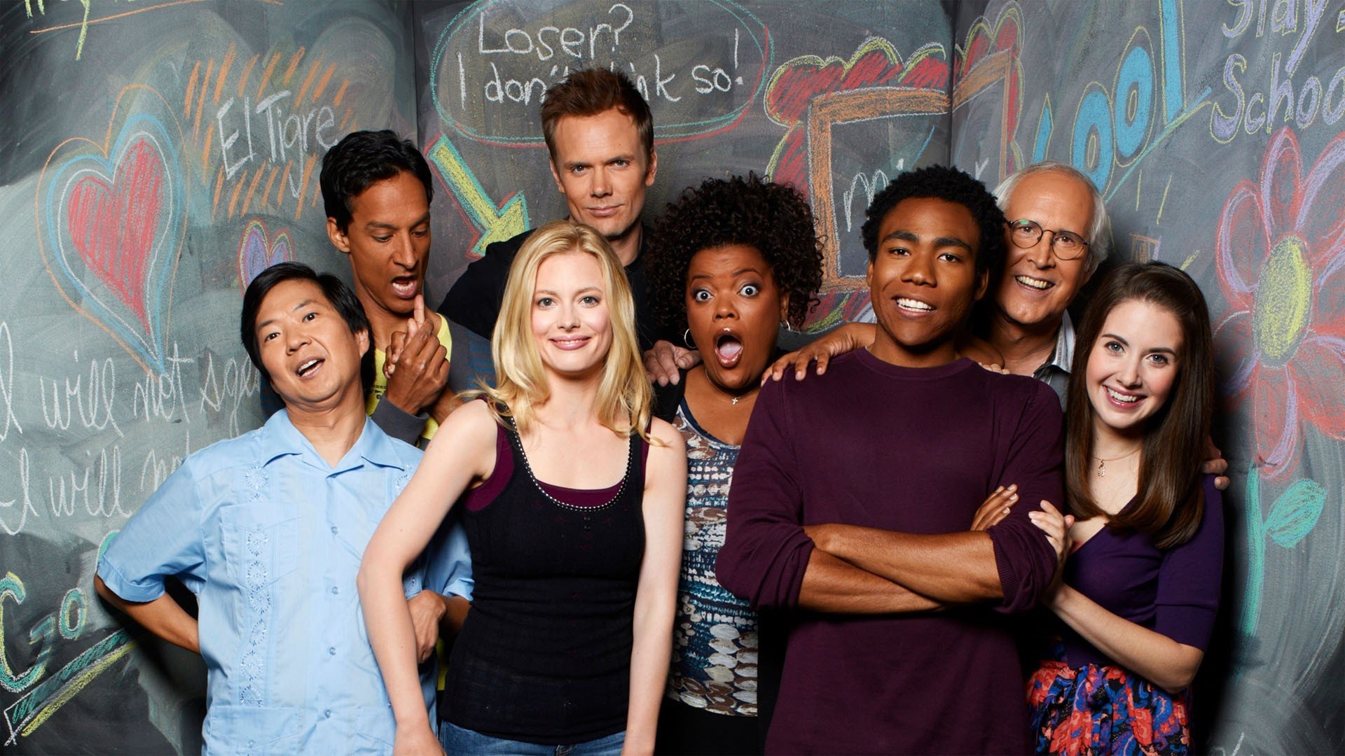 Ken Jeong movies, Alison Brie, Gillian Jacobs, Community cast, 1920x1080 Full HD Desktop