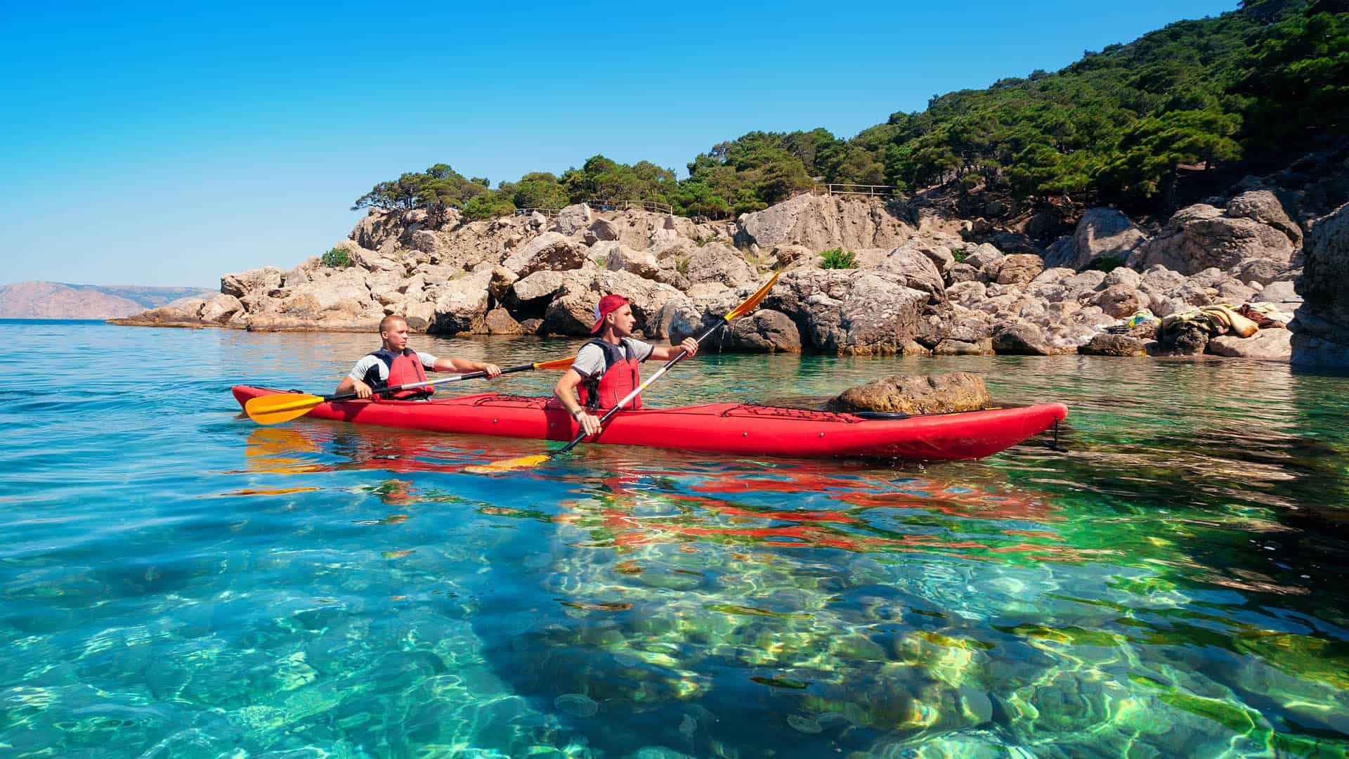 Adriatic Sea, Kayaking Wallpaper, 1920x1080 Full HD Desktop