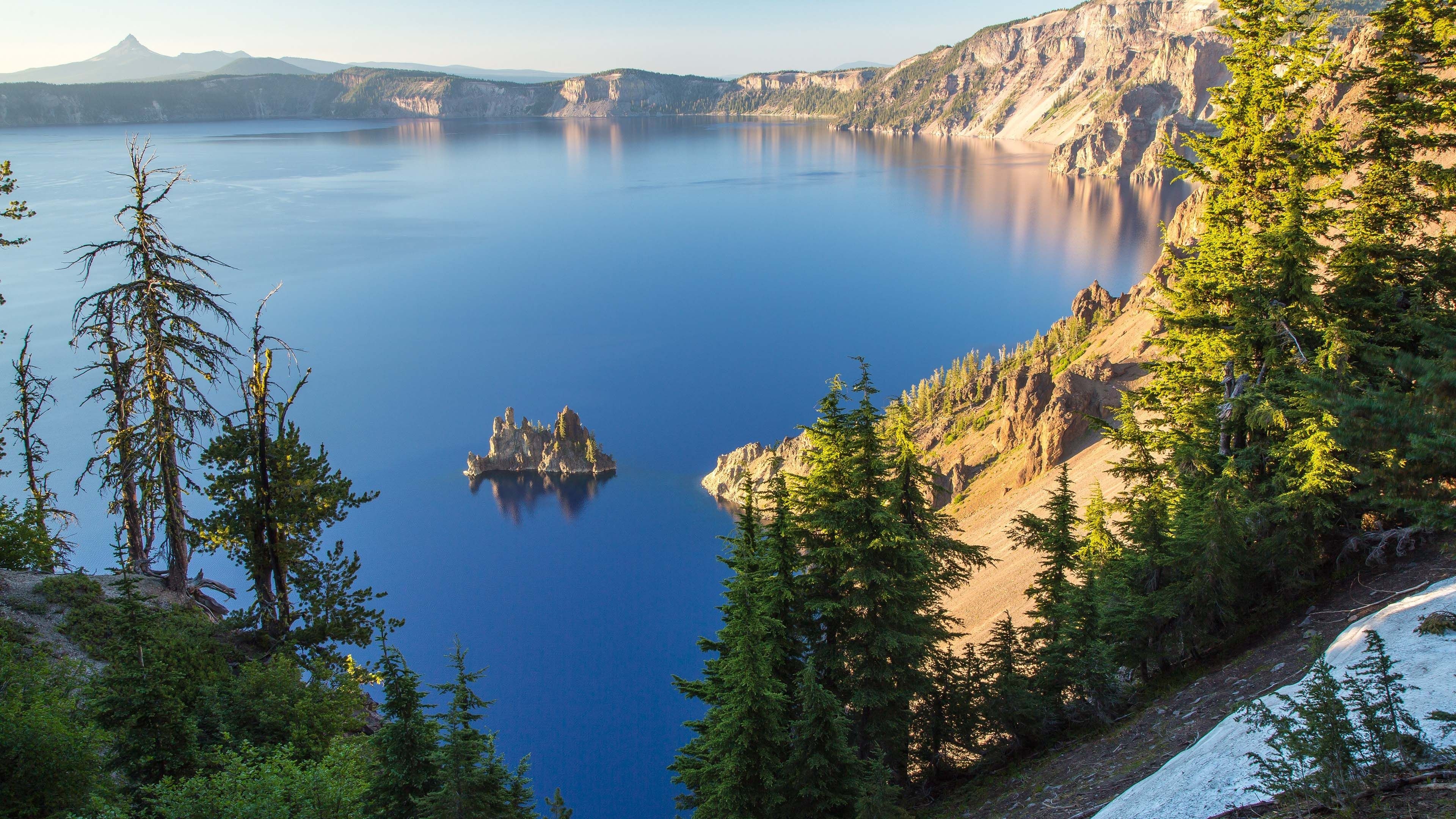 Crater Lake National Park, Majestic landscapes, Natural wonders, Tranquil beauty, 3840x2160 4K Desktop