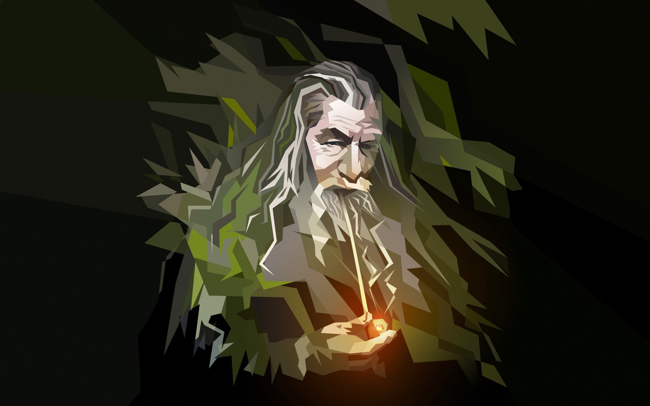 Artwork, Gandalf the White Wallpaper, 2560x1600 HD Desktop