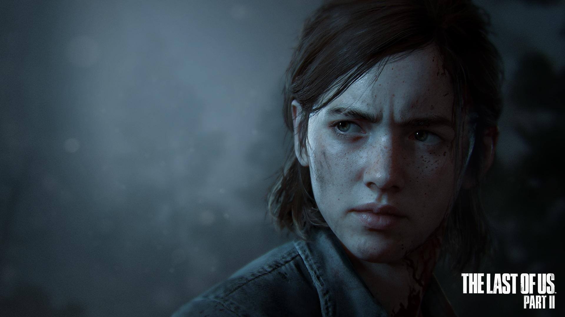 Ellie Williams, THE LAST OF US PART II, cinematic close-up portrait, Full HD Desktop wallpaper
