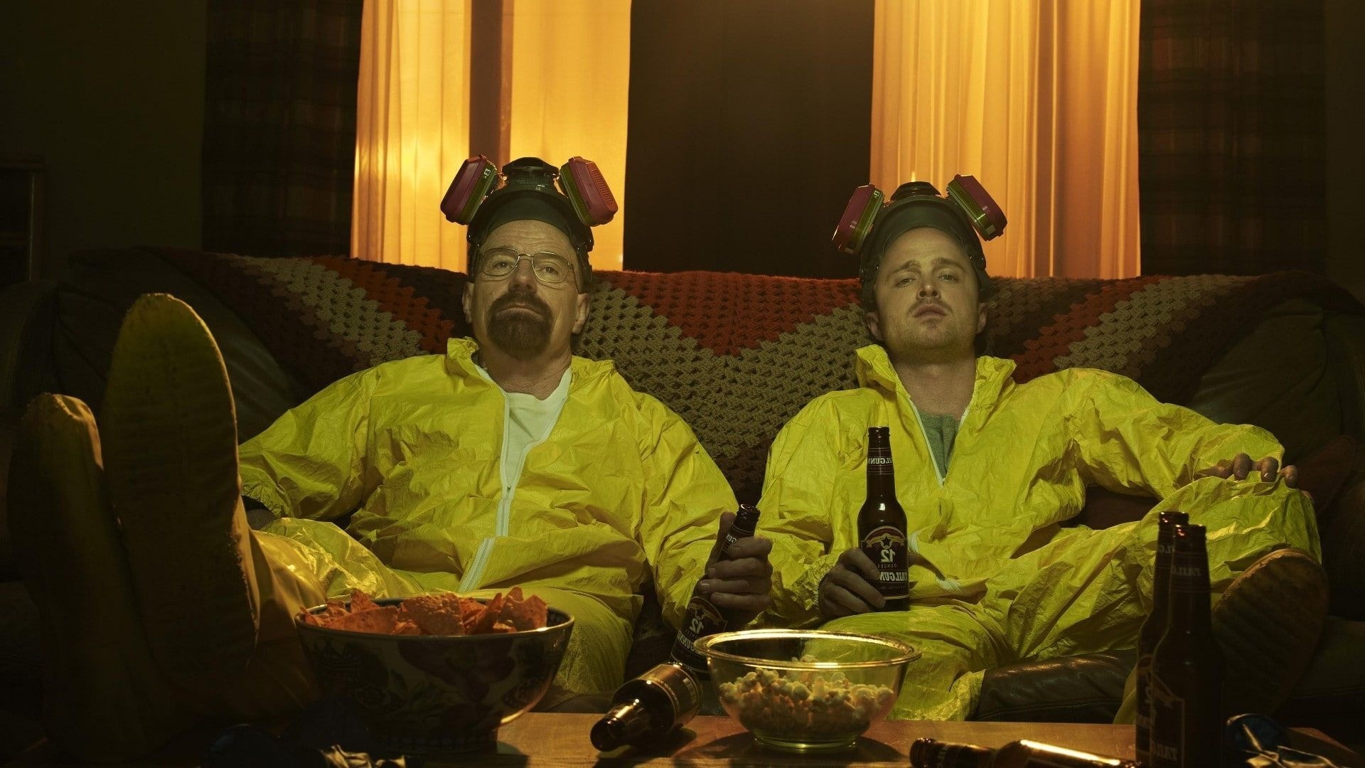 Aaron Paul, Breaking Bad Walter White, Couch beer Aaron Paul, Jesse Pinkman, 1920x1080 Full HD Desktop