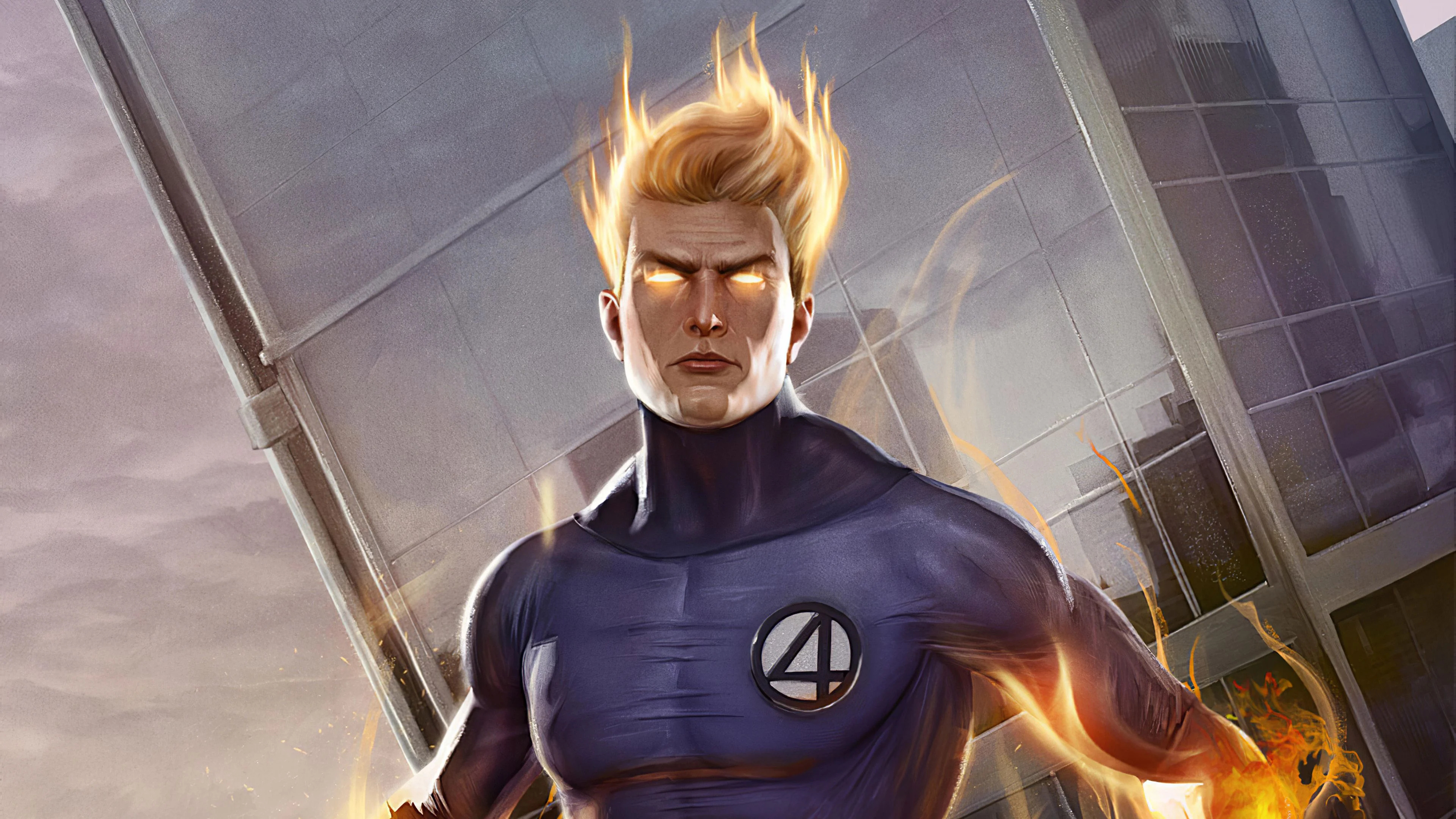 Johnny Storm, Human Torch, Wallpapers, 3840x2160 4K Desktop