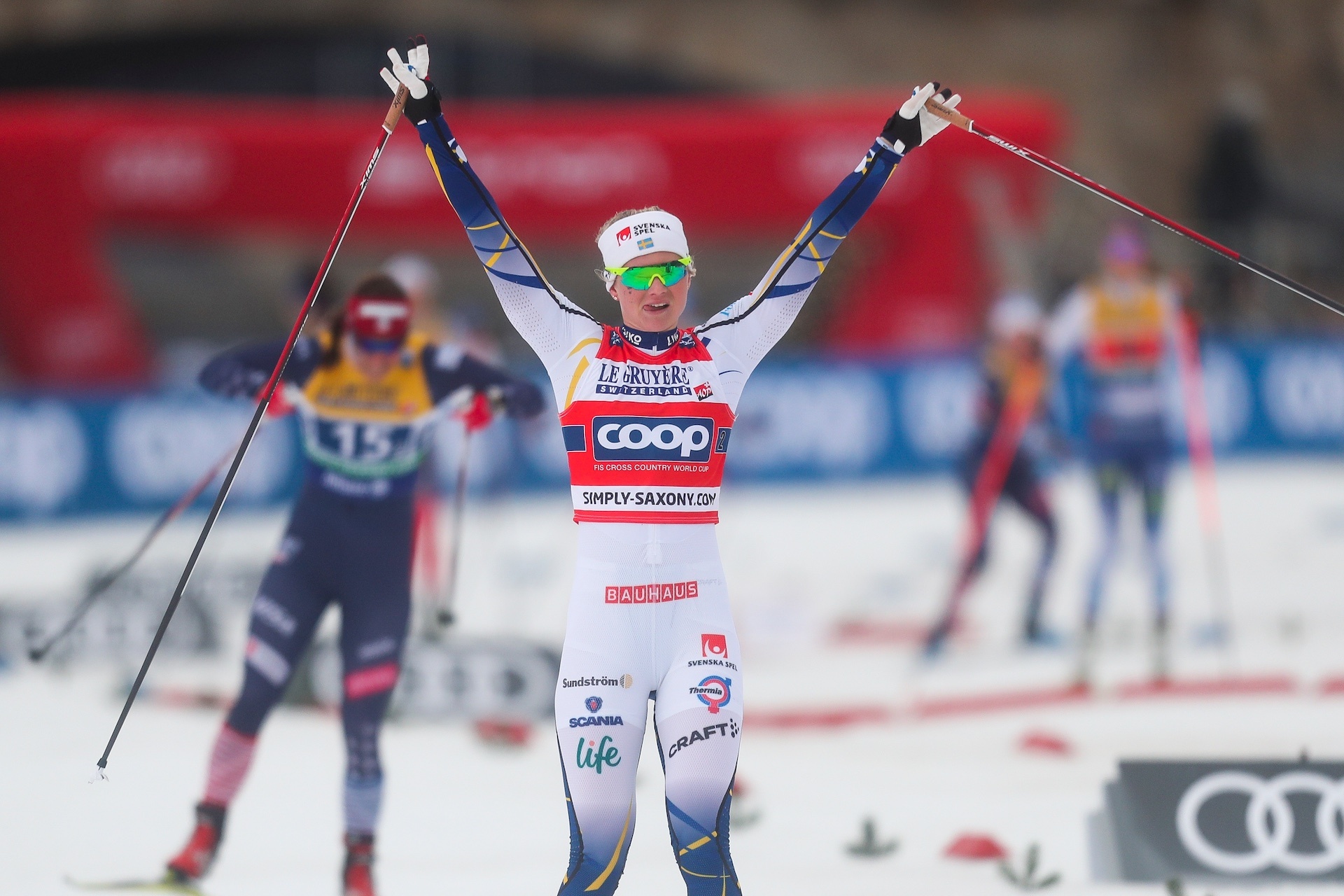 Jonna Sundling, Scandinavian Cup dominance, Victory in Falun, Pro Cross-Country Skiing, 1920x1280 HD Desktop