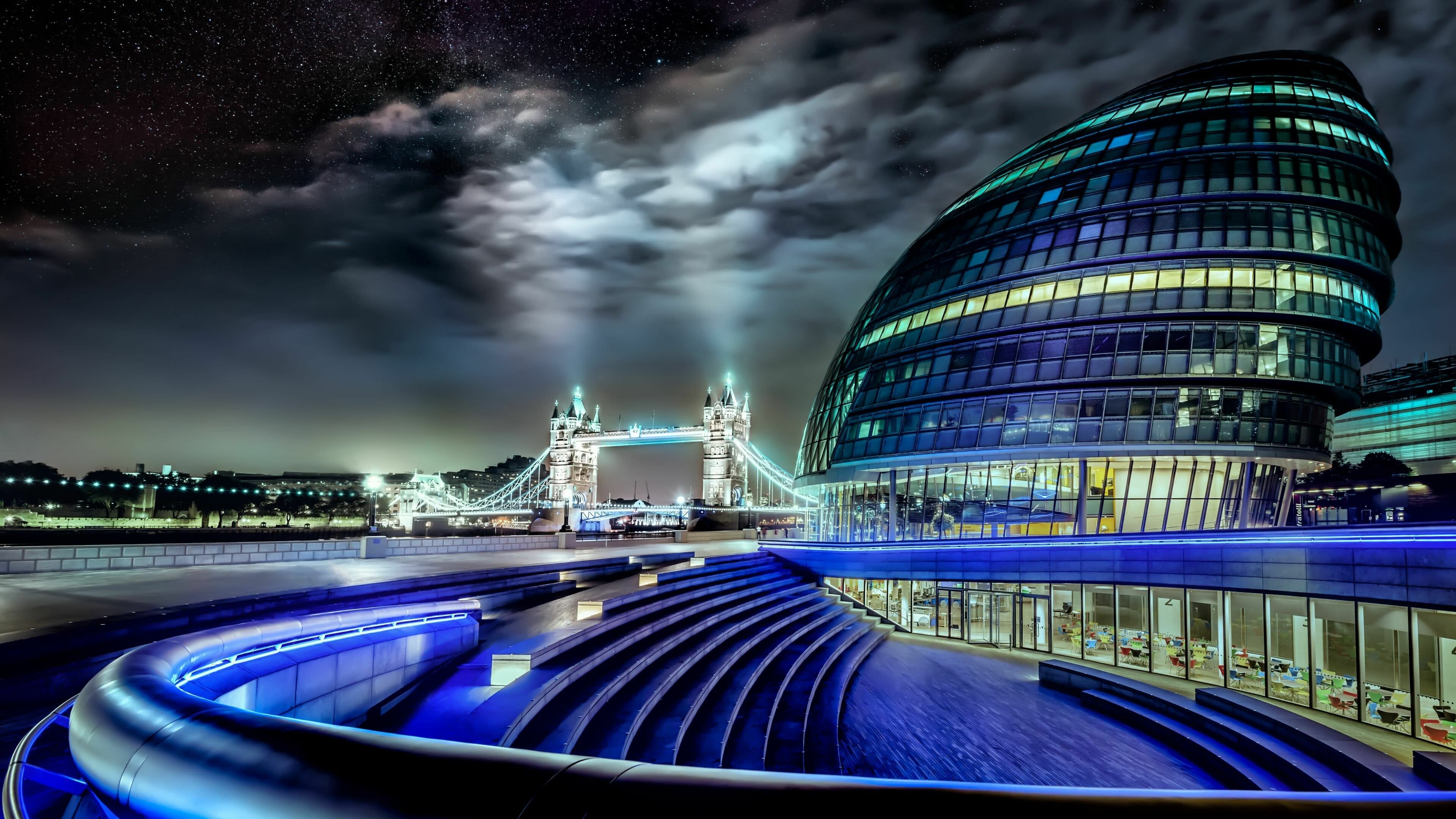 City Hall, United Kingdom Wallpaper, 3840x2160 4K Desktop