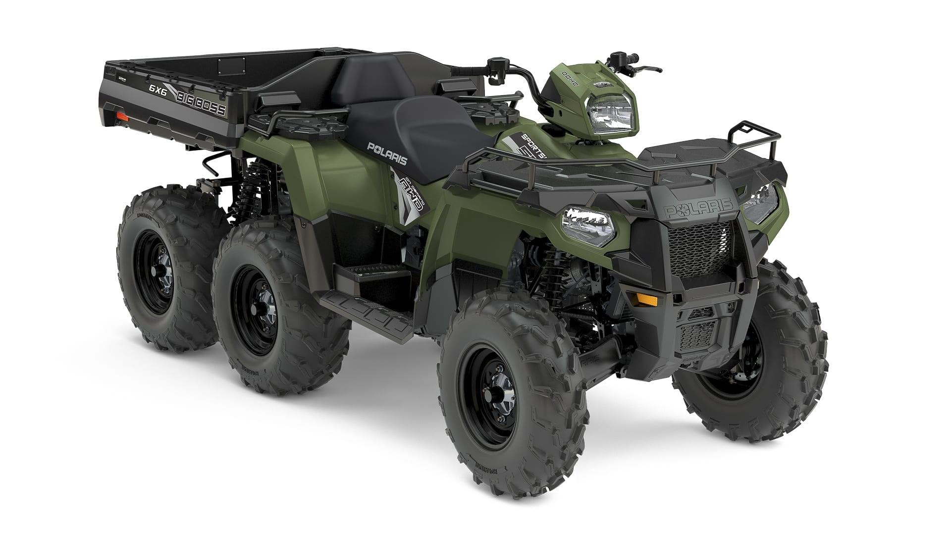 Polaris Sportsman 570 Big Boss 6x6, Auto experts, 2017 model, Quad magazine review, 1920x1080 Full HD Desktop