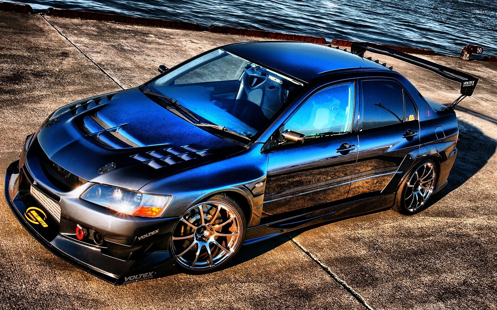 Mitsubishi Lancer (Auto), Blue Mitsubishi Lancer, Car wallpapers, 48998, 1920x1200 HD Desktop