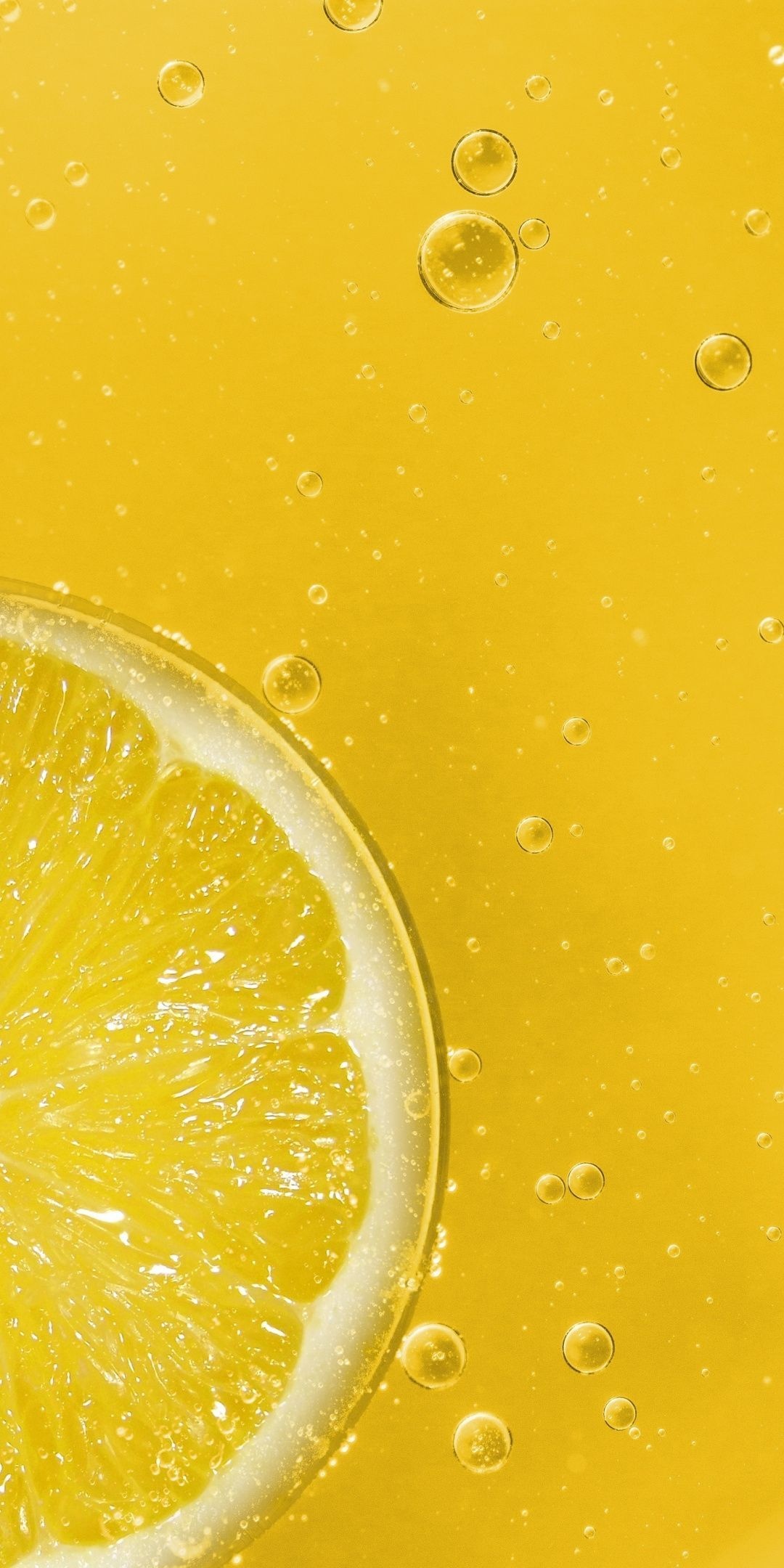 Lemon yellow, Bright and vibrant, Citrusy hue, Sunny and cheerful, 1080x2160 HD Phone