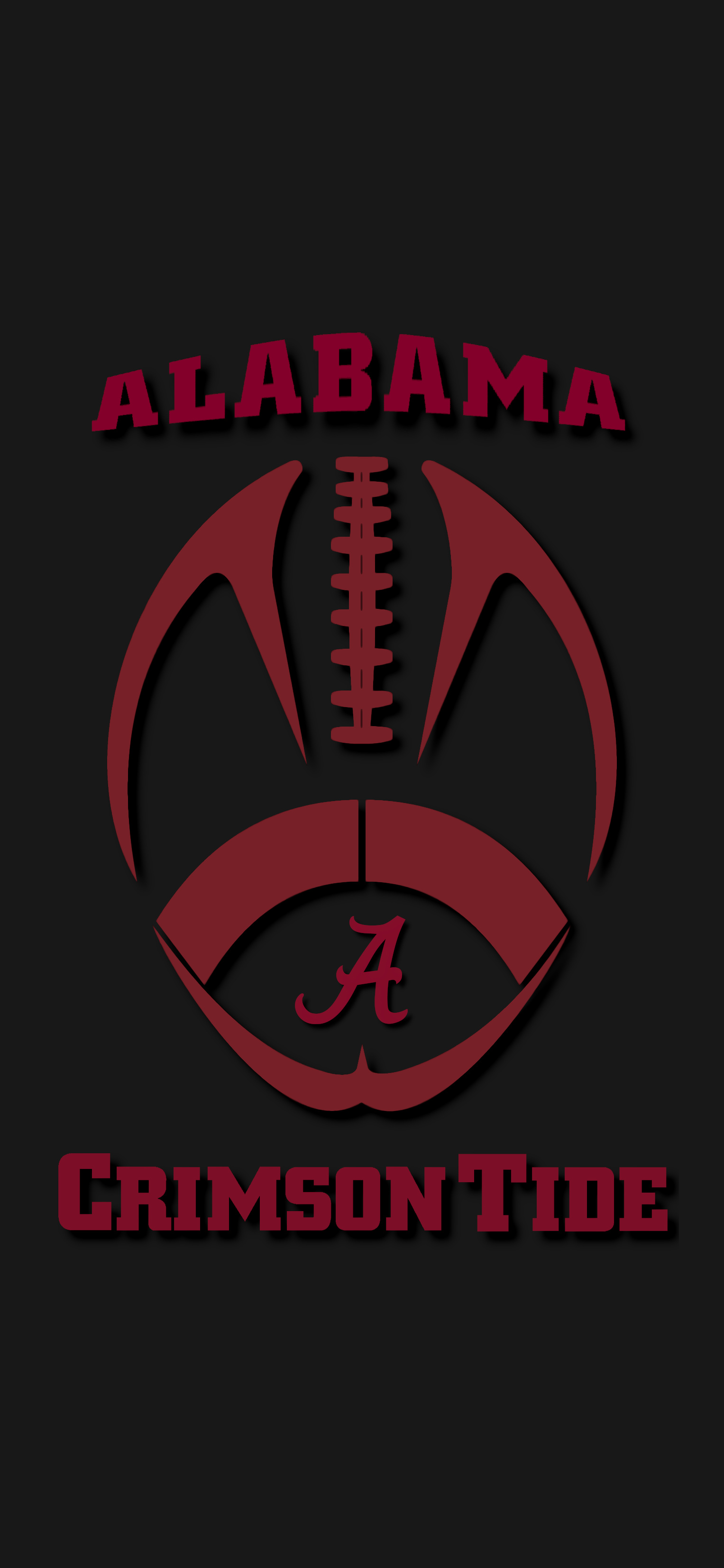 Nike Alabama crimson tide wallpapers, 4k HD, Alabama travels, team spirit, 1530x3310 HD Phone