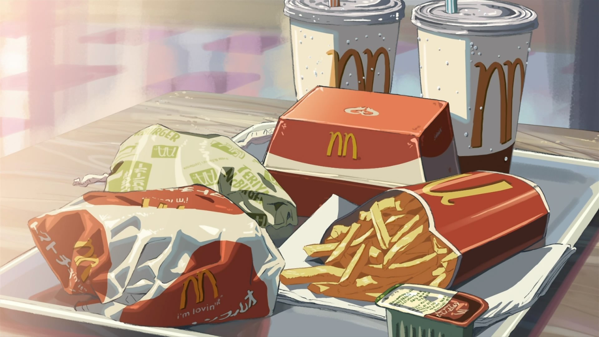 Minimalistic McDonald's wallpapers, High definition visuals, 1920x1080 Full HD Desktop