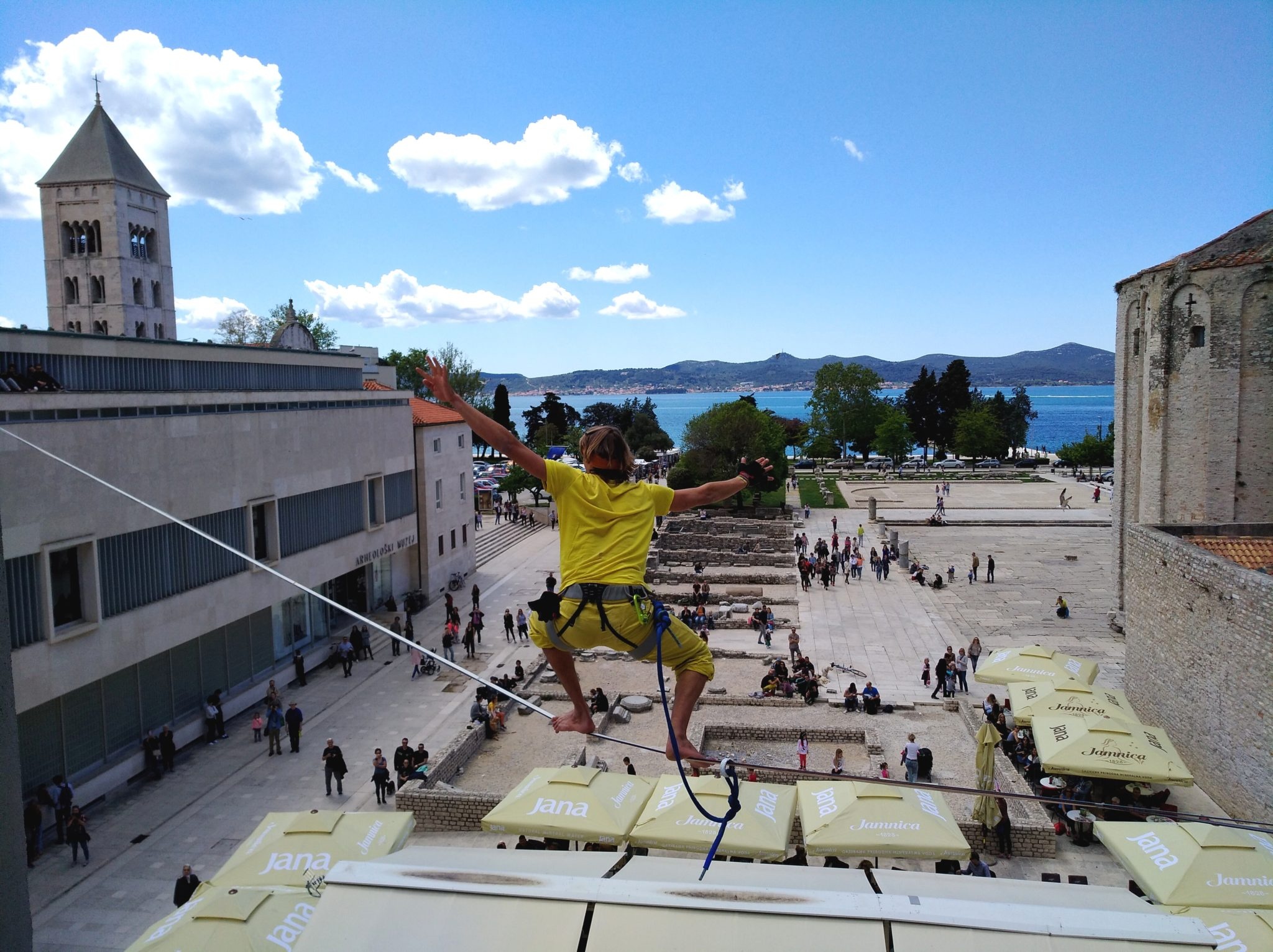 Zadar, Slacklining Wallpaper, 2050x1540 HD Desktop