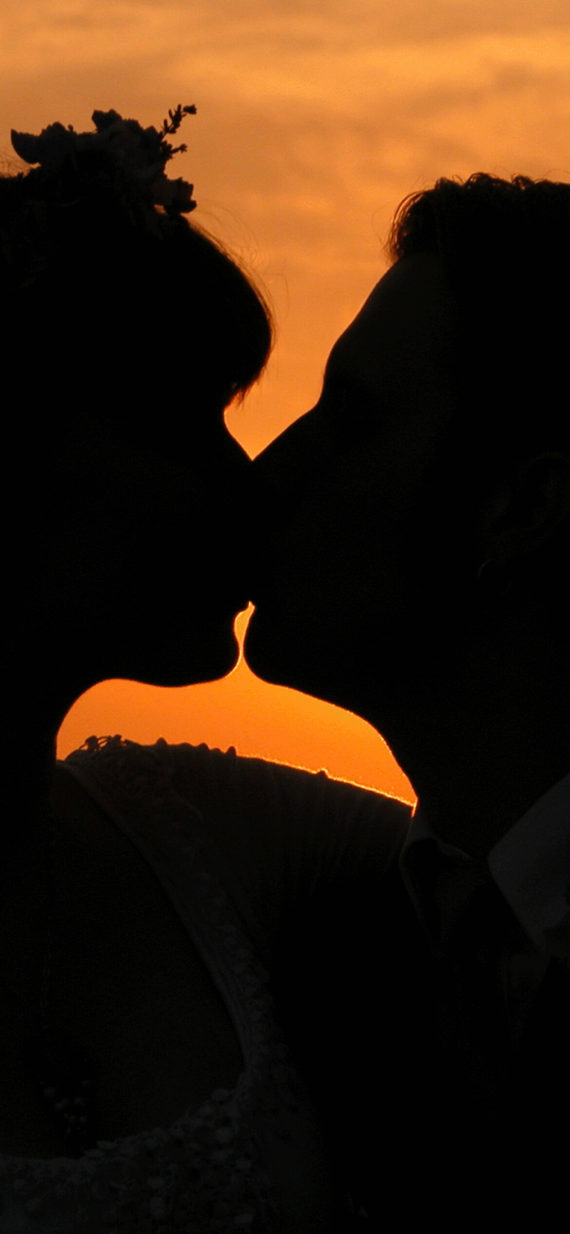 Kiss wallpaper for iPhone, Sensual intimacy, Loving connection, Romantic gesture, 1170x2540 HD Phone