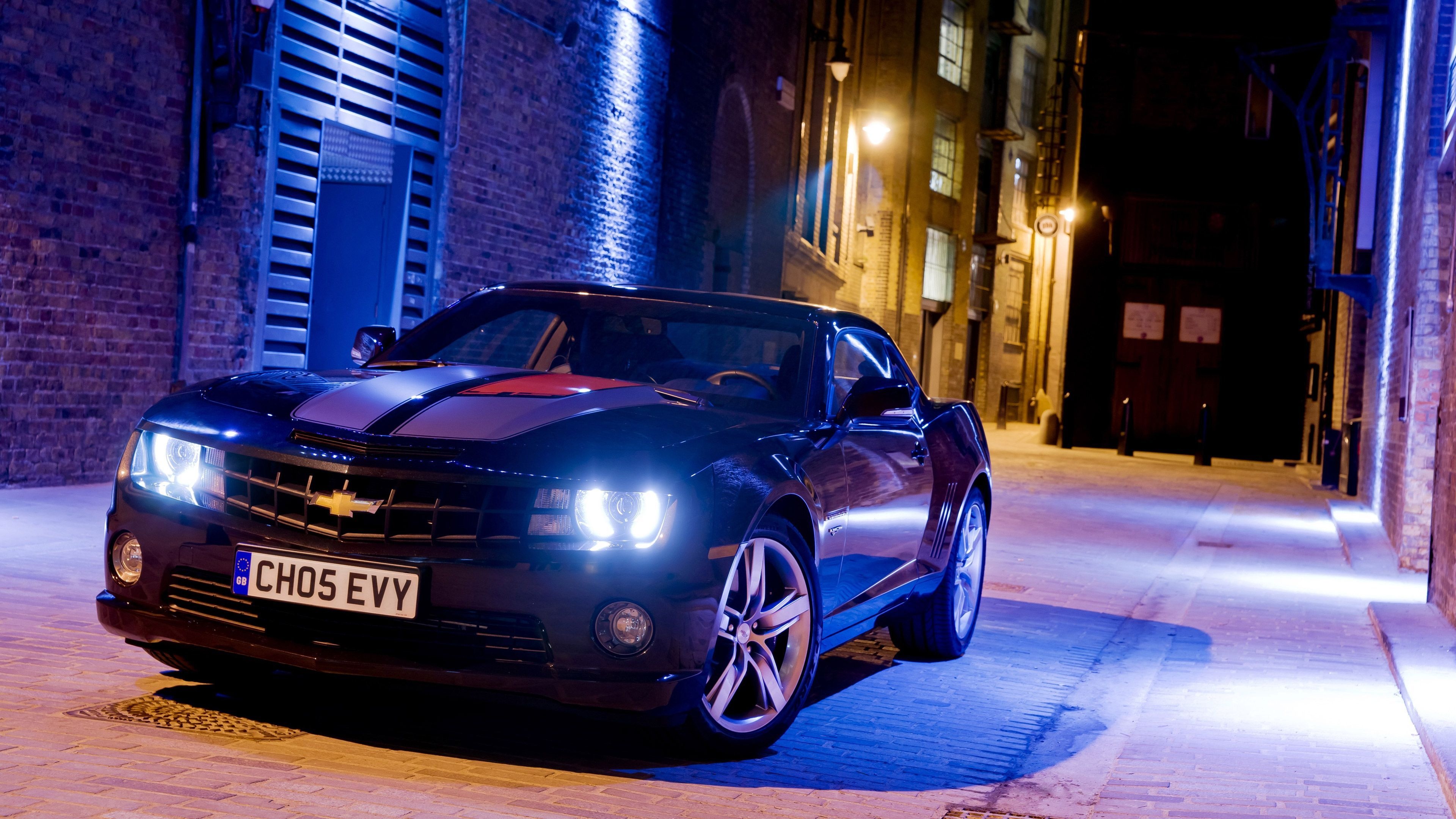 Camaro Night, General Motors Wallpaper, 3840x2160 4K Desktop