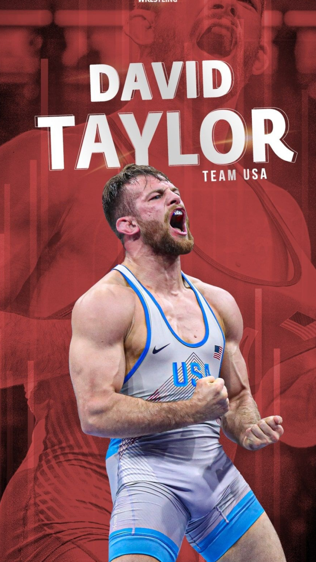 David Taylor, Wrestling Wallpaper, 1080x1920 Full HD Phone