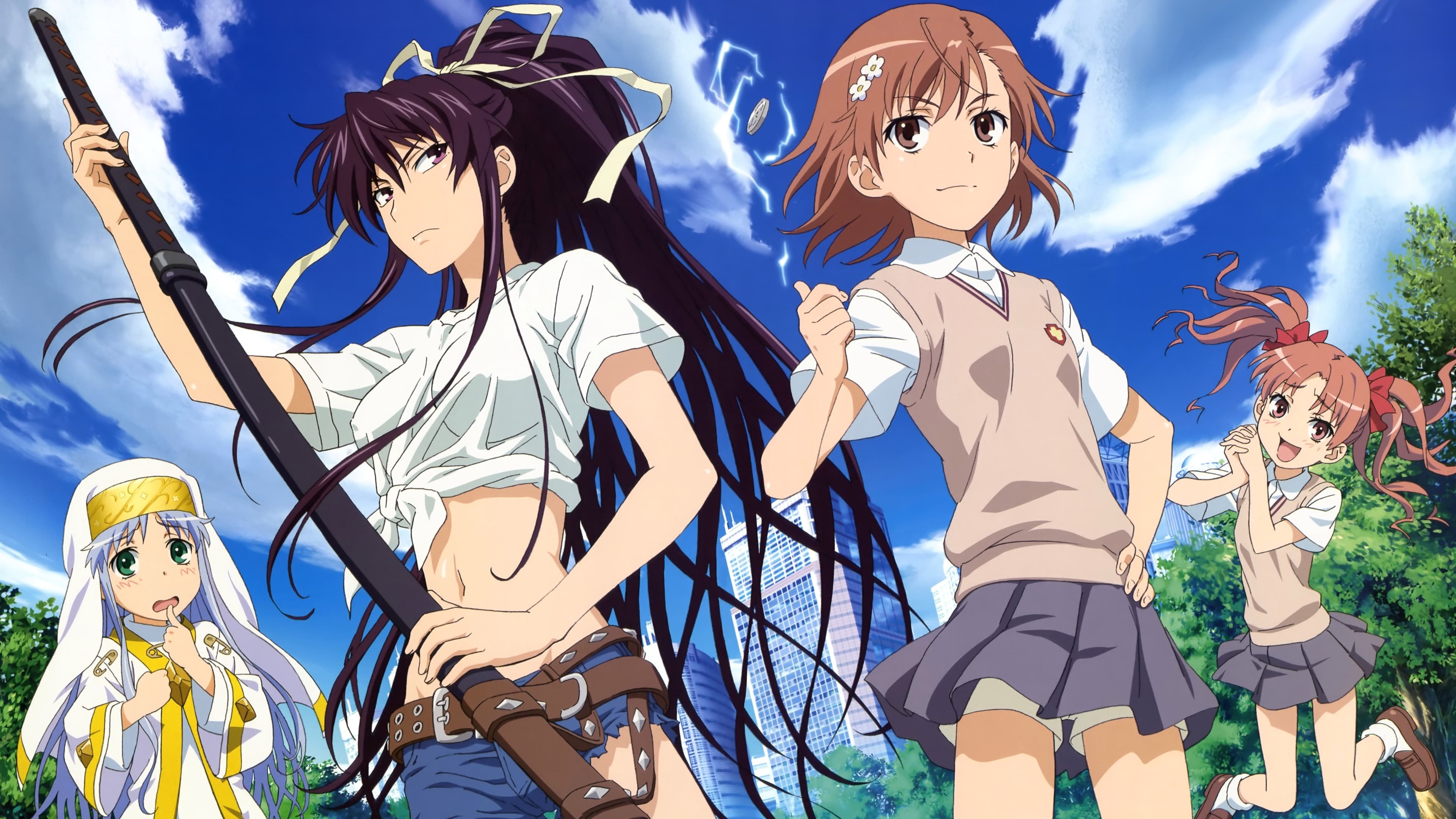 A Certain Magical Index, TV series, Hintergrundbilder, Movie database, 3840x2160 4K Desktop